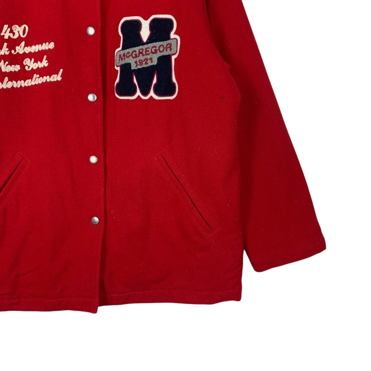 McGregor M’GREGOR Authentic Casualwear Big Logo Wool Jacket #2059-C89 Size US M / EU 48-50 / 2 - 4 Thumbnail