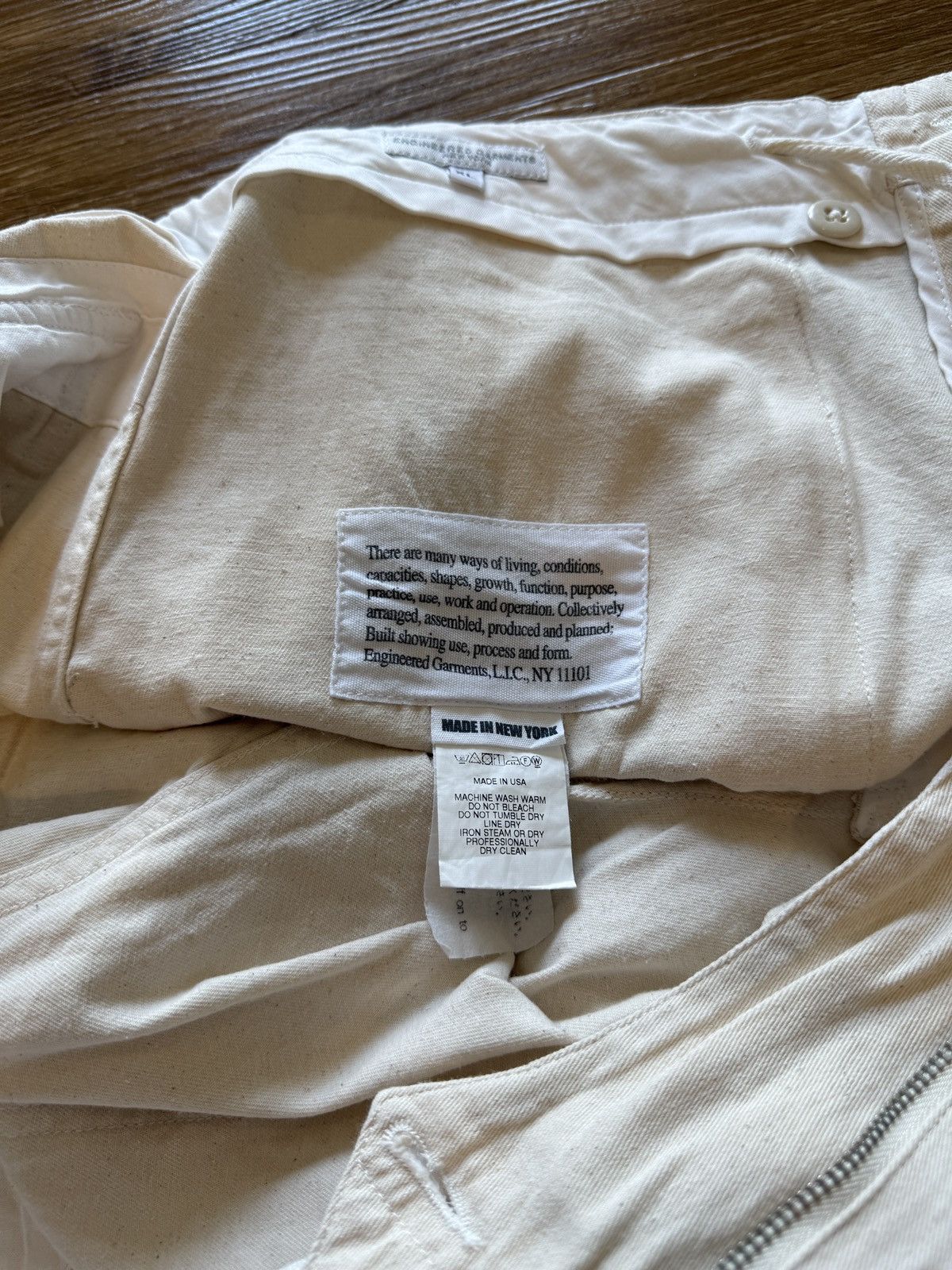 Engineered Garments Engineered Garments Cream Fatigue pants Size US 38 / EU 54 - 9 Thumbnail