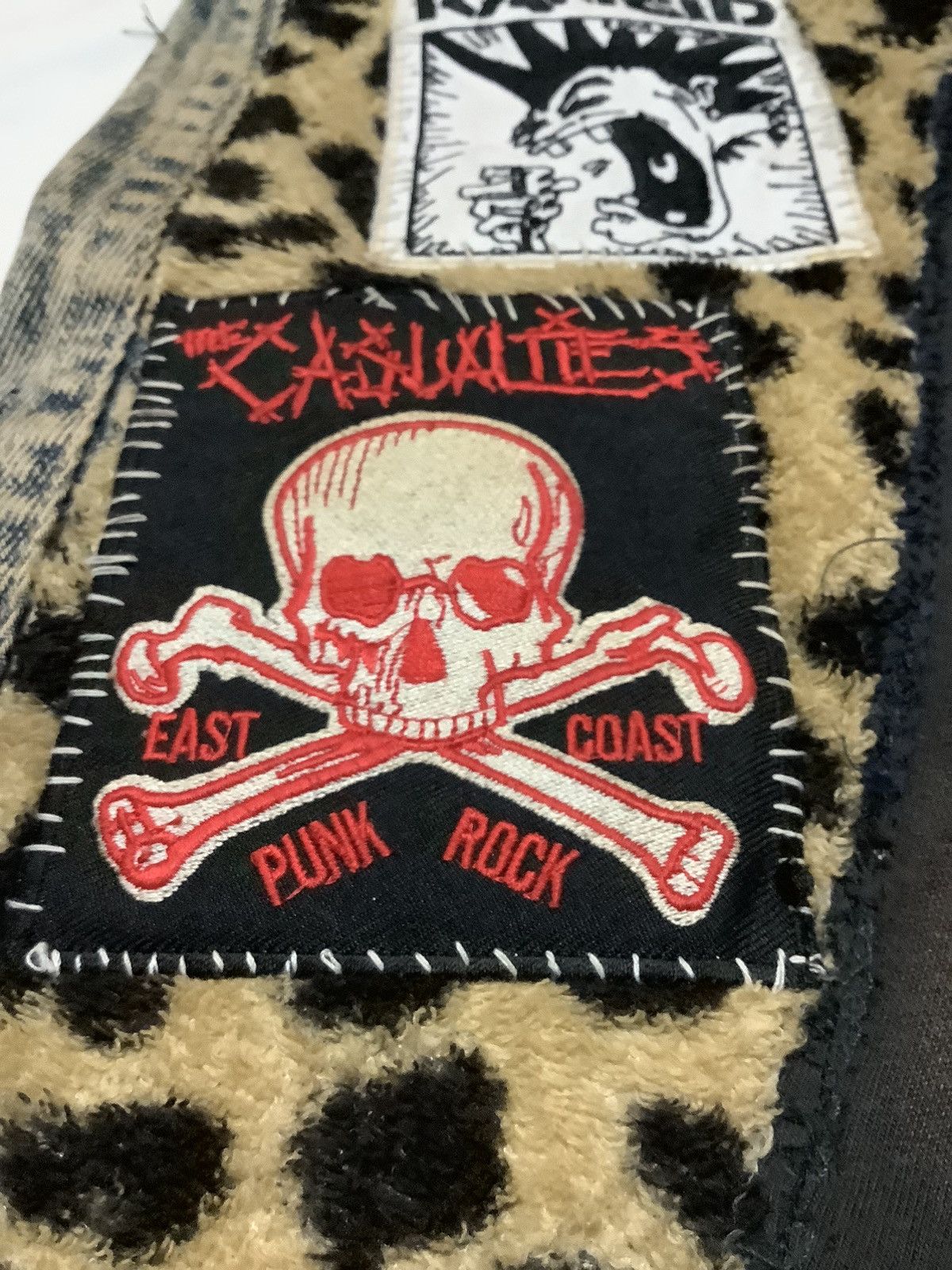 Designer × Vintage VINTAGE 90s THE EXPLOITED BATTLE JACKET CUSTOM Size US L / EU 52-54 / 3 - 23 Thumbnail
