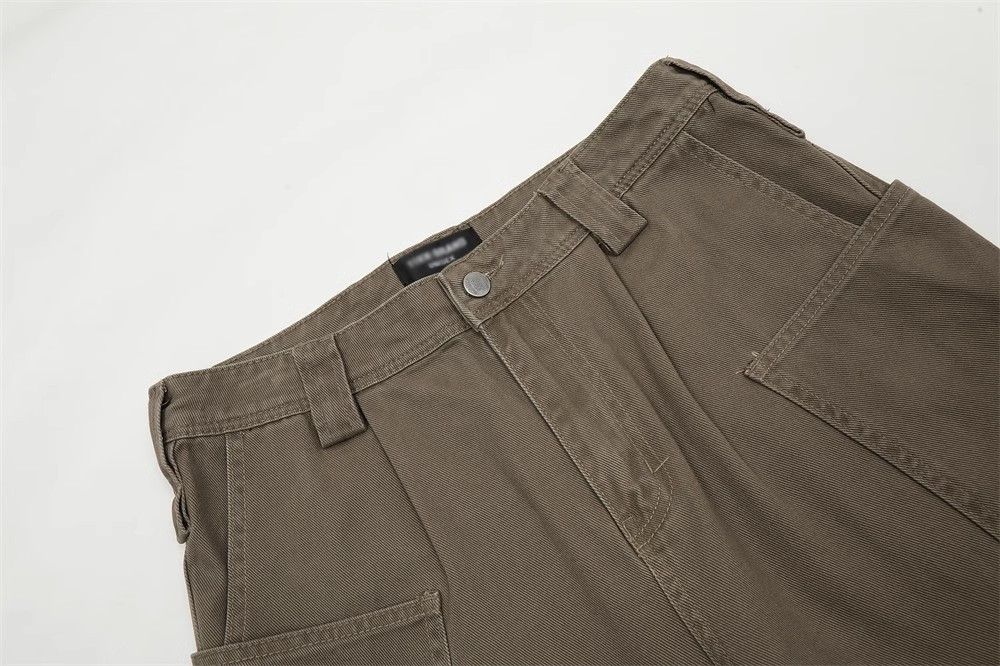Japanese Brand × Jean American high street men's loose flared cargo jeans Size US 32 / EU 48 - 3 Thumbnail