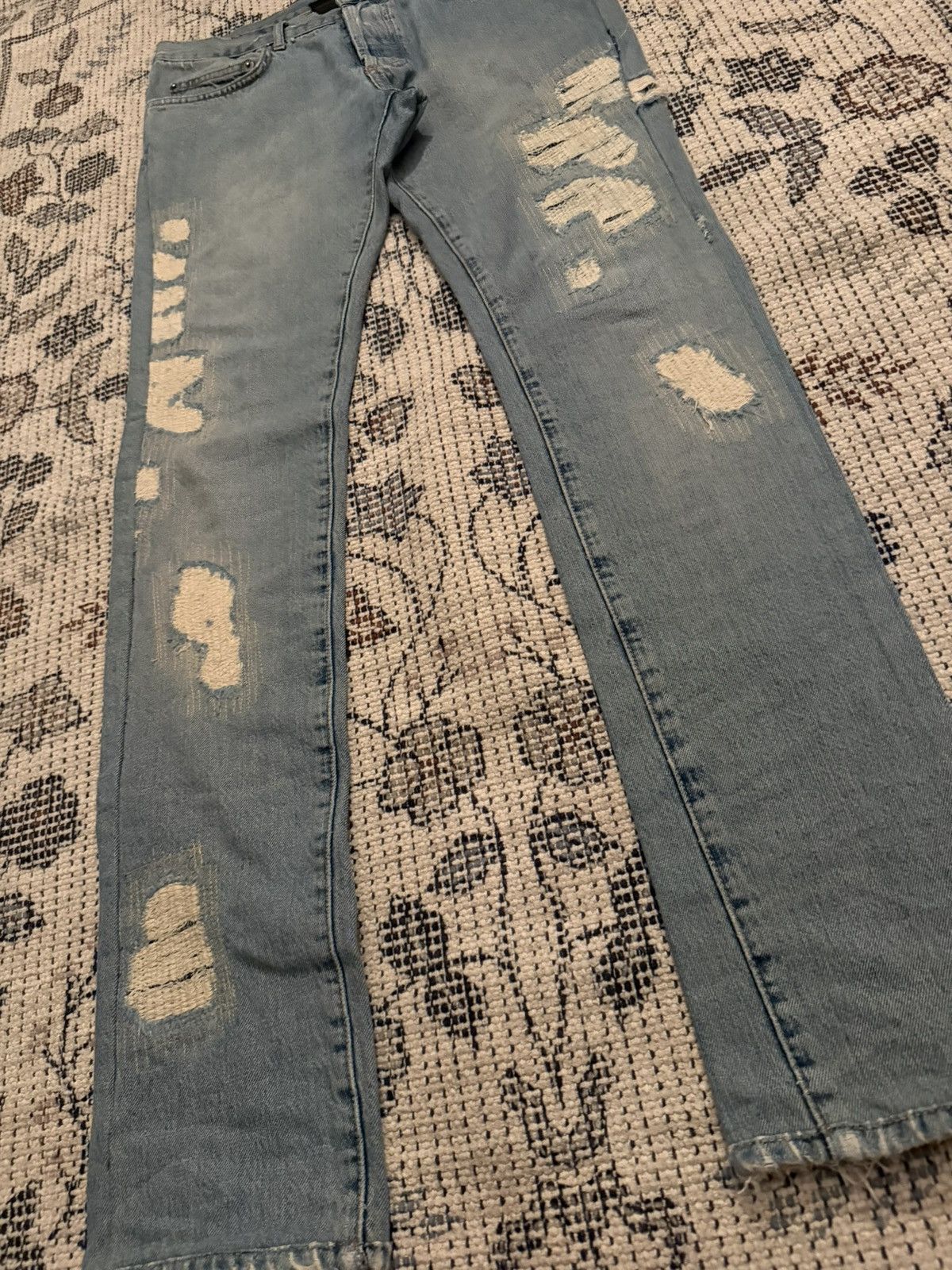 Dior Dior Homme SS06 Crash Denim Size US 31 - 2 Thumbnail