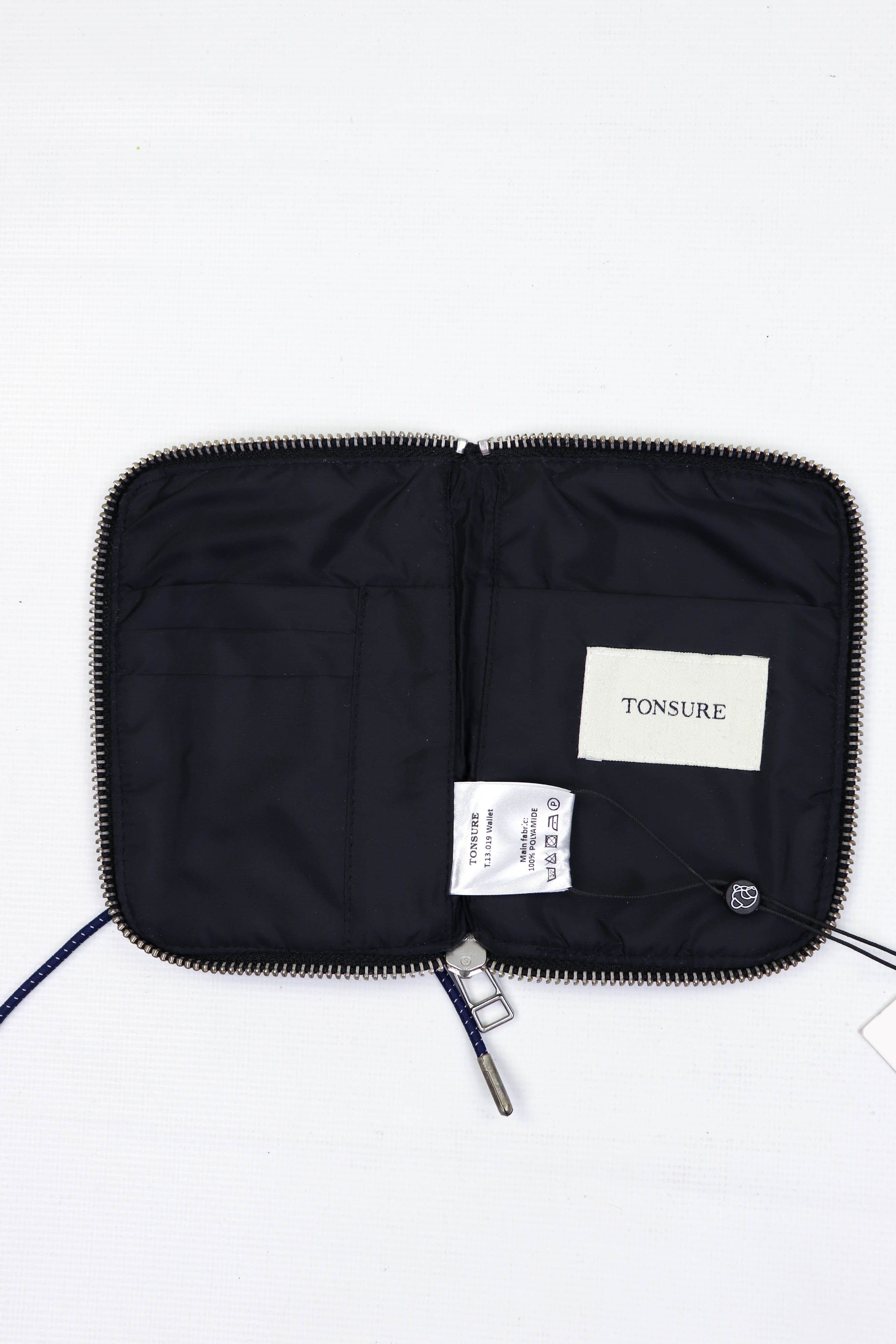 Tonsure Tonsure S/S 2019 Dark Navy Reflective Elastic Cord Wallet Size ONE SIZE - 5 Thumbnail
