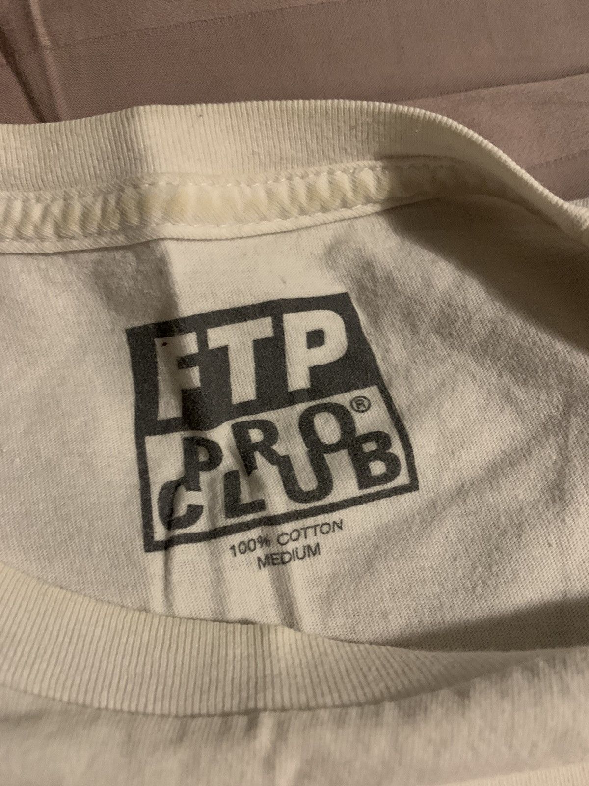 Fuck The Population FTP Pro Club Tee (White) Size US S / EU 44-46 / 1 - 2 Thumbnail
