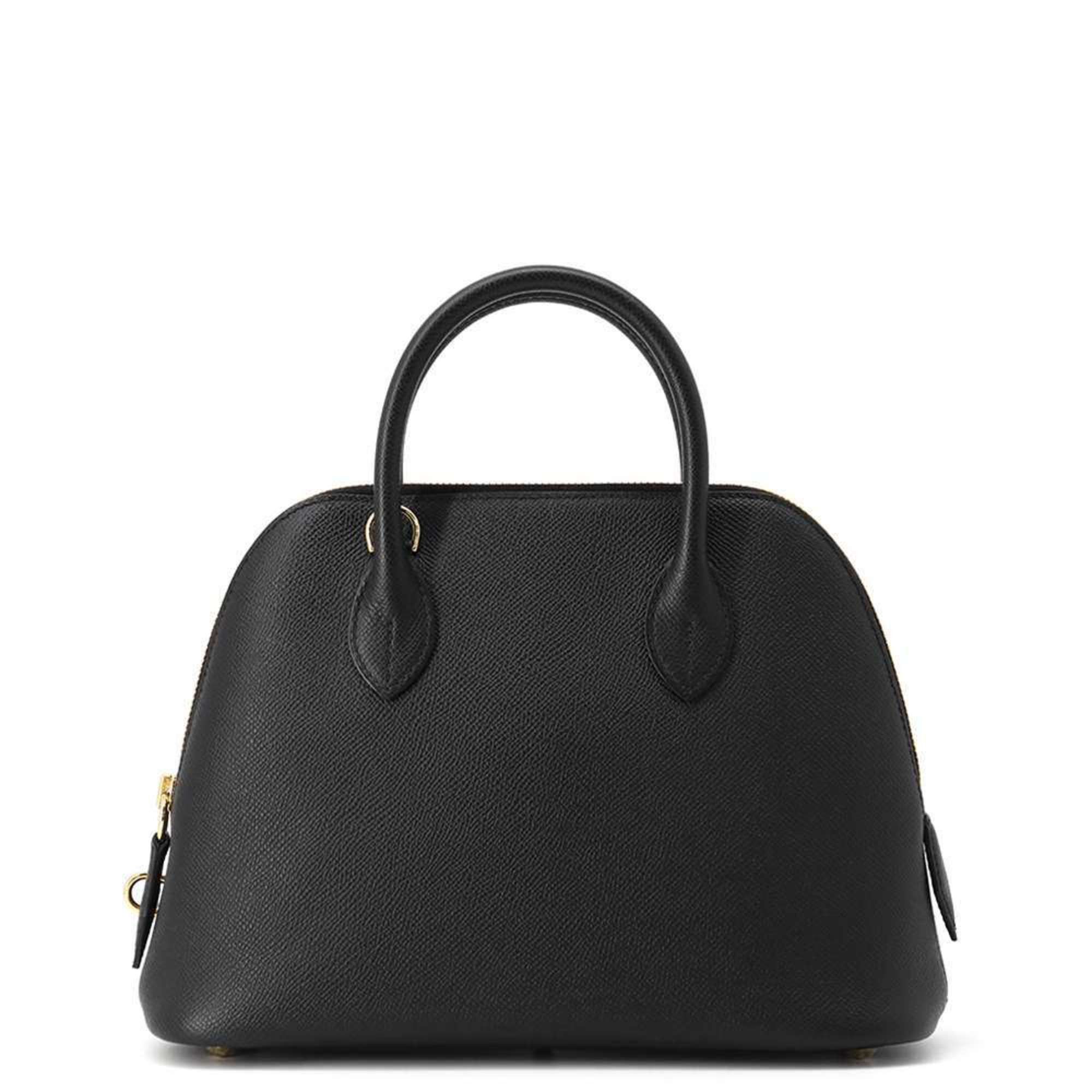 Hermes Bolide 1923 25 Black Epson B Stamp 2Way Shoulder Bag, Women's