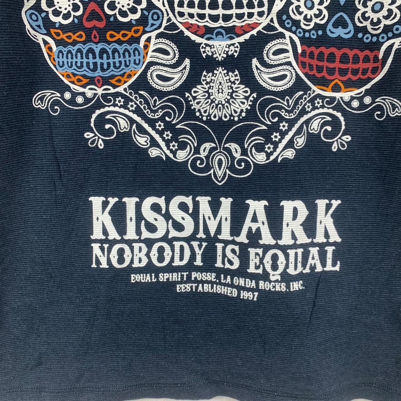 Other KISSMARK JAPAN La Onda Rocks Inc Henley Tee Shirt Top Size M / US 6-8 / IT 42-44 - 6 Thumbnail