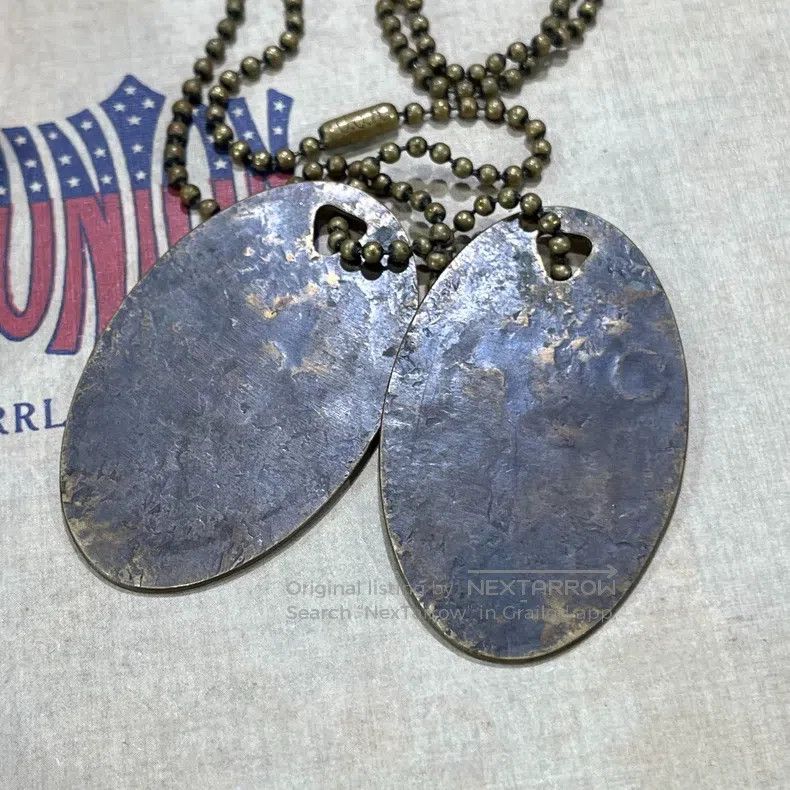 RRL Ralph Lauren RRL Ralph Lauren Military Dog Tag Necklace Size ONE SIZE - 5 Thumbnail