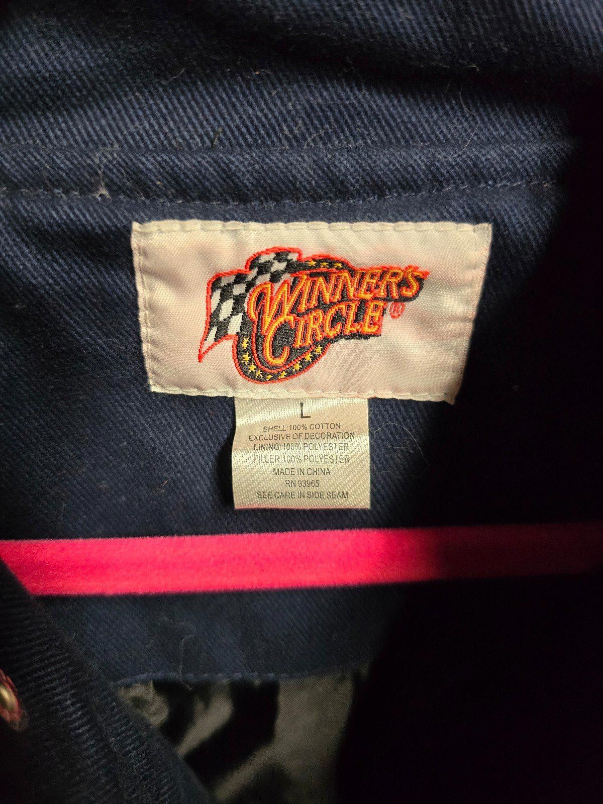 Winners Circle Vtg Dale Earnhardt Jr Winner’s Circle NASCAR Bud Jacket Sz L Size US L / EU 52-54 / 3 - 6 Thumbnail