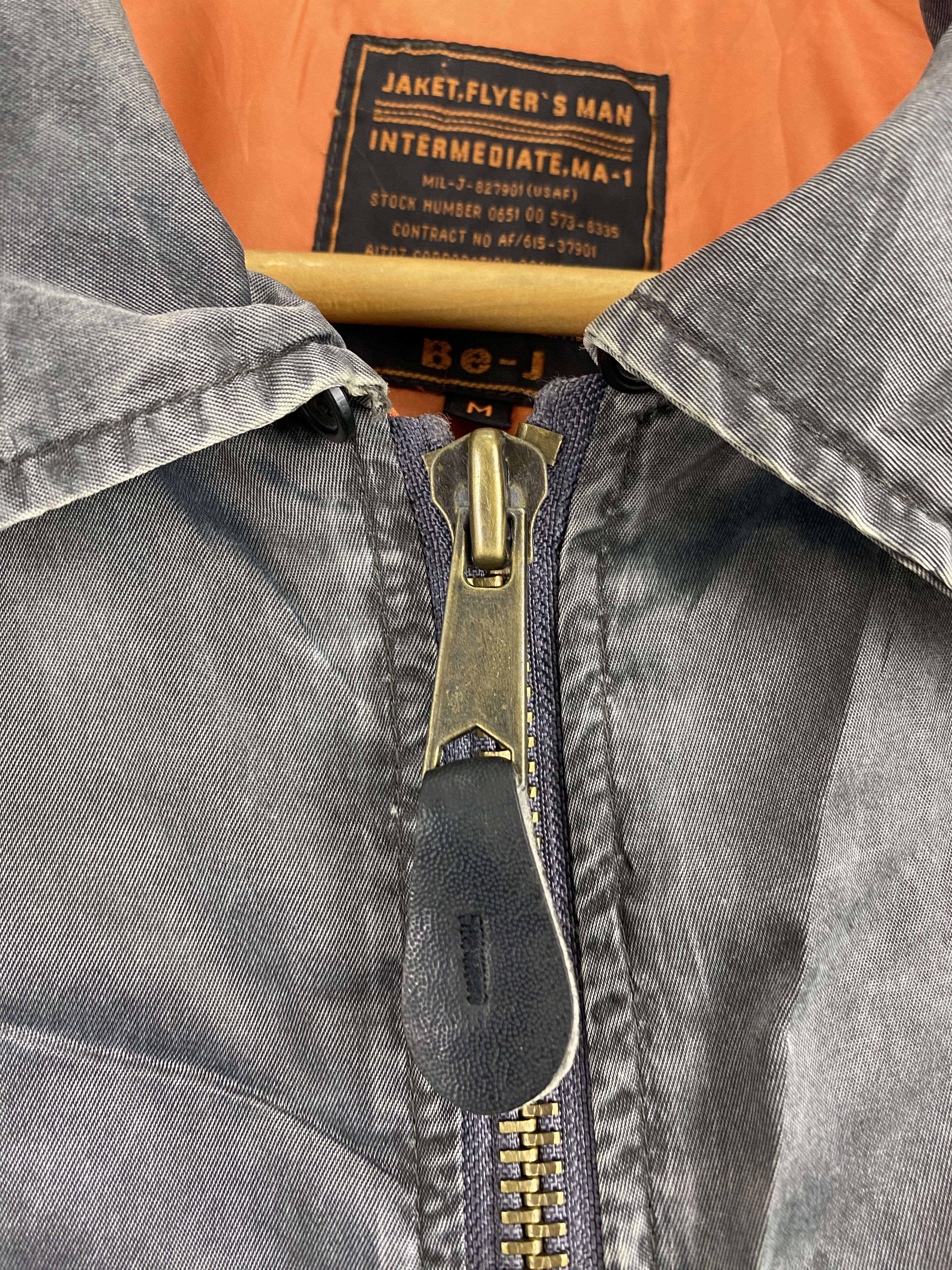 Japanese Brand Vintage 90s Flyer's Man Bomber Faded Black Jacket JA0117 Size US M / EU 48-50 / 2 - 7 Thumbnail