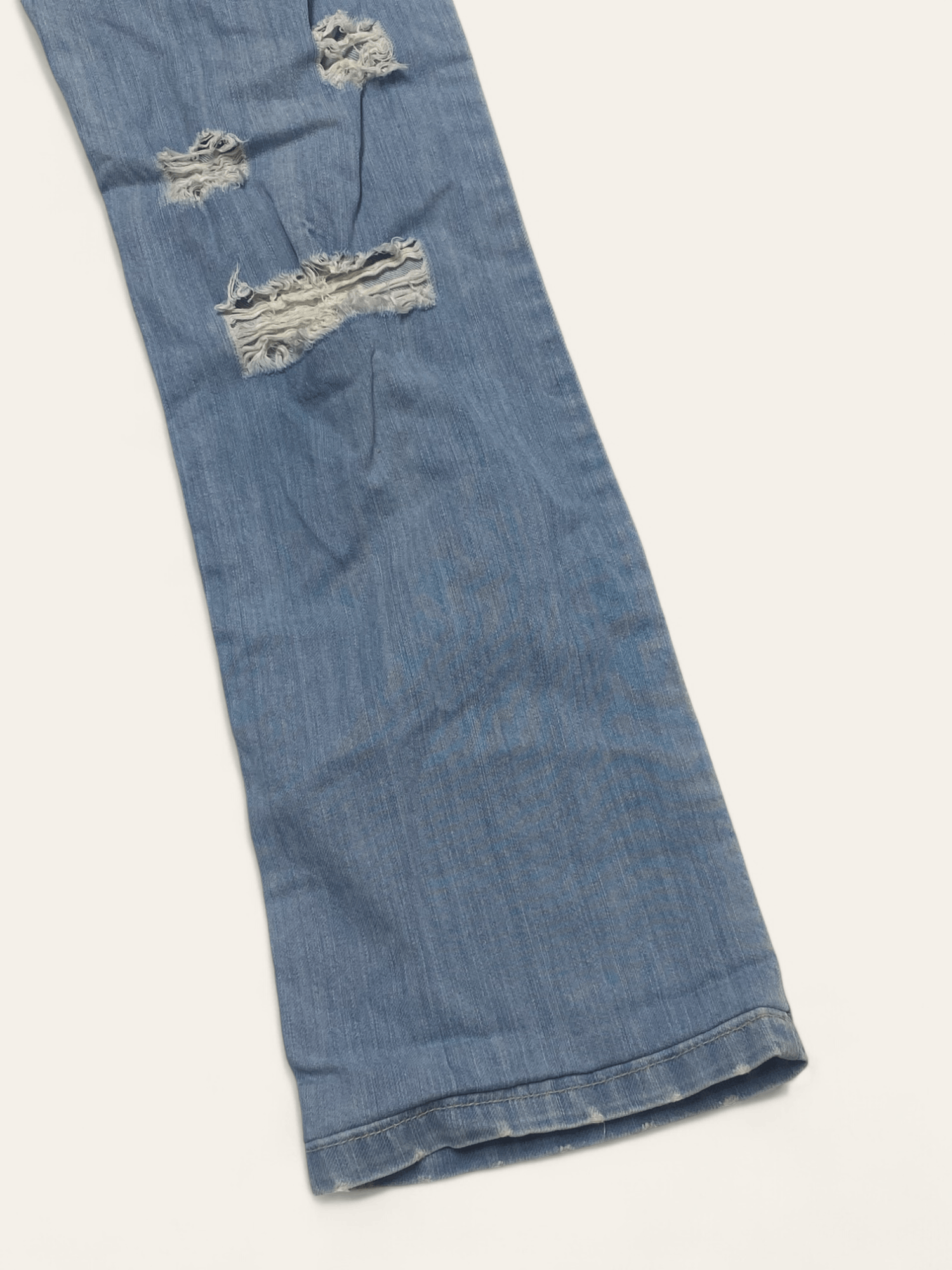 Armani Vintage ARMANI Ripped Pants Light Blue Sky Beautiful Y2k Size 29" - 11 Thumbnail