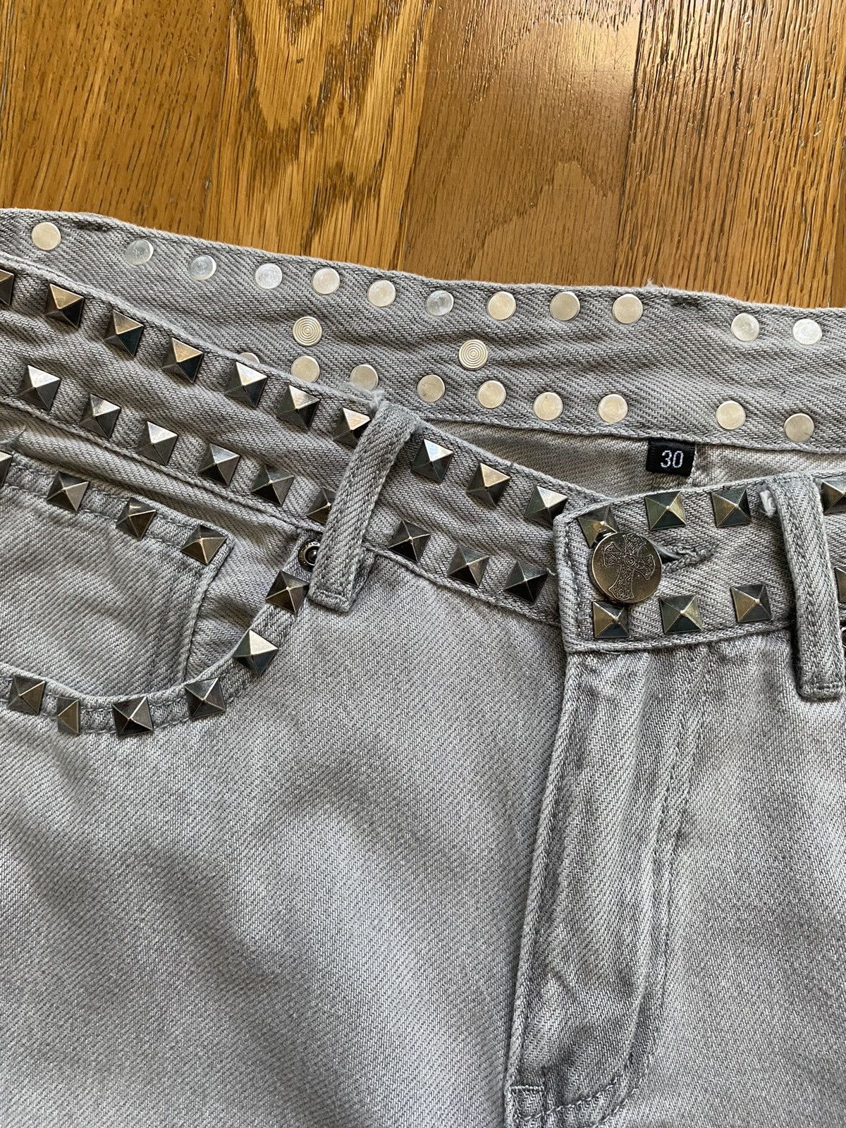 Other Angeleslovesyou Grey straight Dolores Denim Size US 30 / EU 46 - 3 Thumbnail