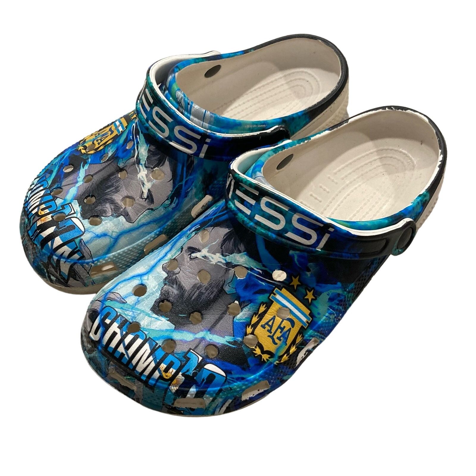 Other Lionel Messi Champions Unisex Waterproof Clog Shoes 10.5 44 Size US 10.5 / EU 43-44 - 1 Thumbnail