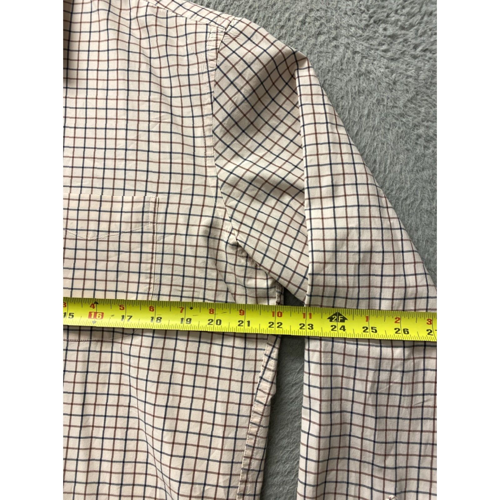 J.Crew J Crew Button Shirt Men’s L Peach Slim Fit Check /158-34 Button-Up Long Sleeve Cotton Slimming Size US L / EU 52-54 / 3 - 6 Thumbnail