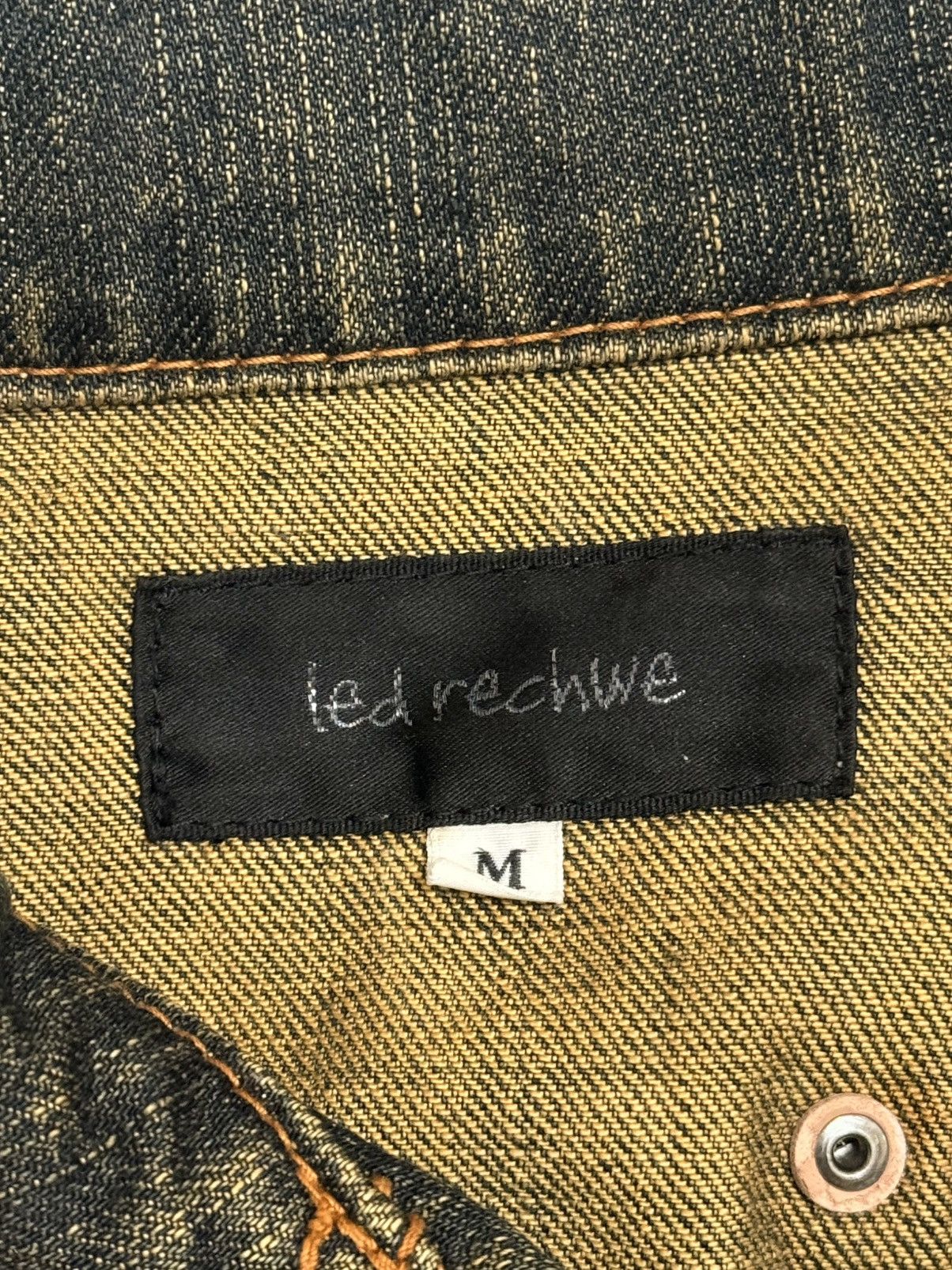 Japanese Brand Led Rechwe "Mamushi" Mudwash Denim Jacket Size US M / EU 48-50 / 2 - 6 Thumbnail