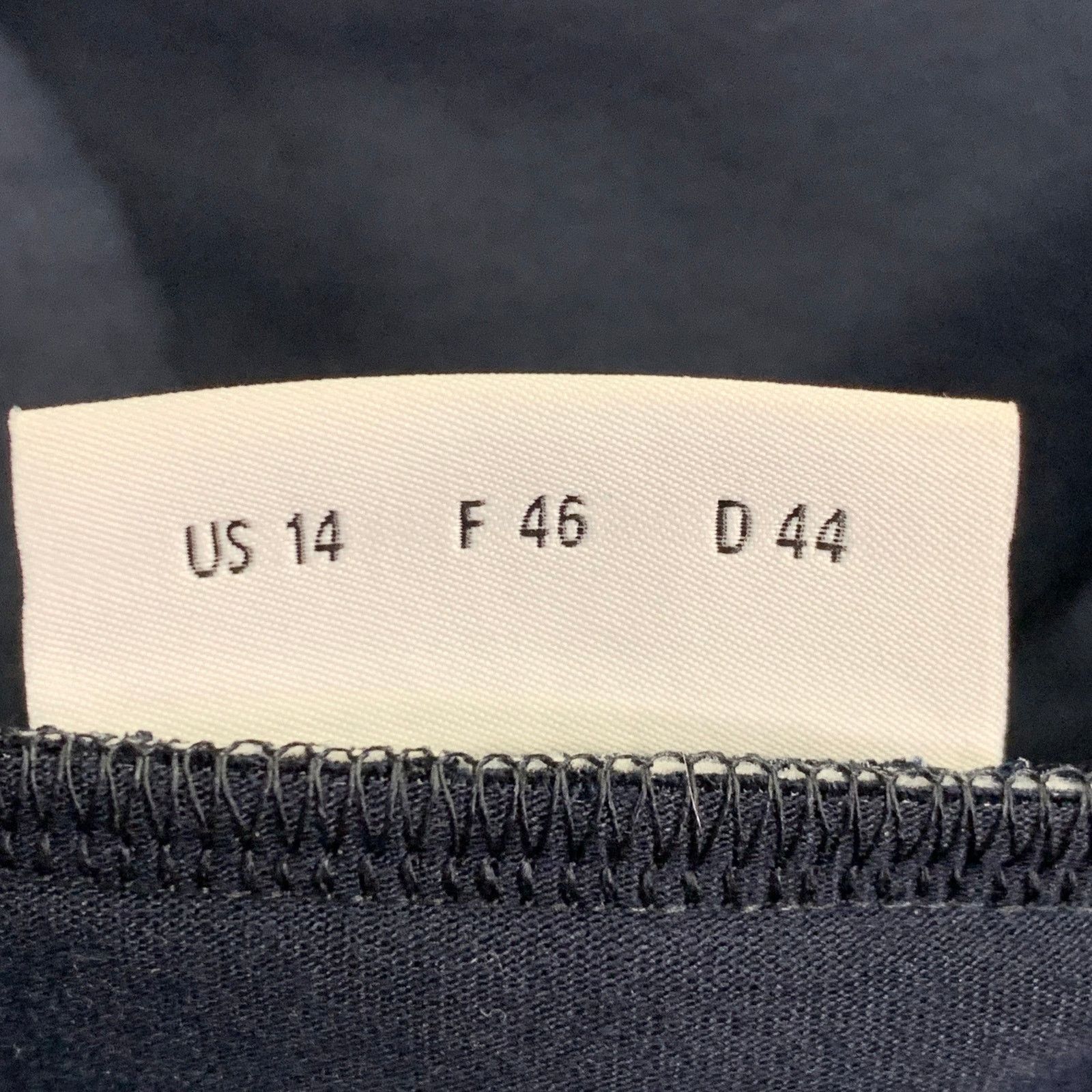 Akris Size 14 Navy Modal Blend Collarless 1/4 Zip Pullover Size XL / US 12-14 / IT 48-50 - 6 Thumbnail