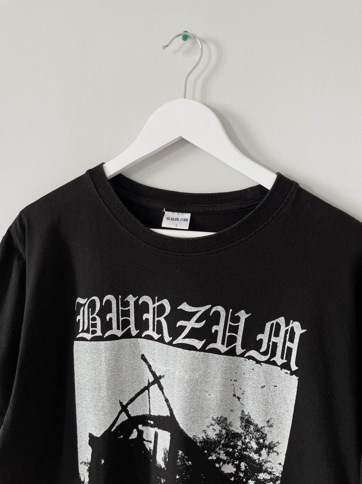 Band Tees Vintage Rare Burzum Aske 90's Black Metal T-shirt by Sonar Size US L / EU 52-54 / 3 - 5 Thumbnail