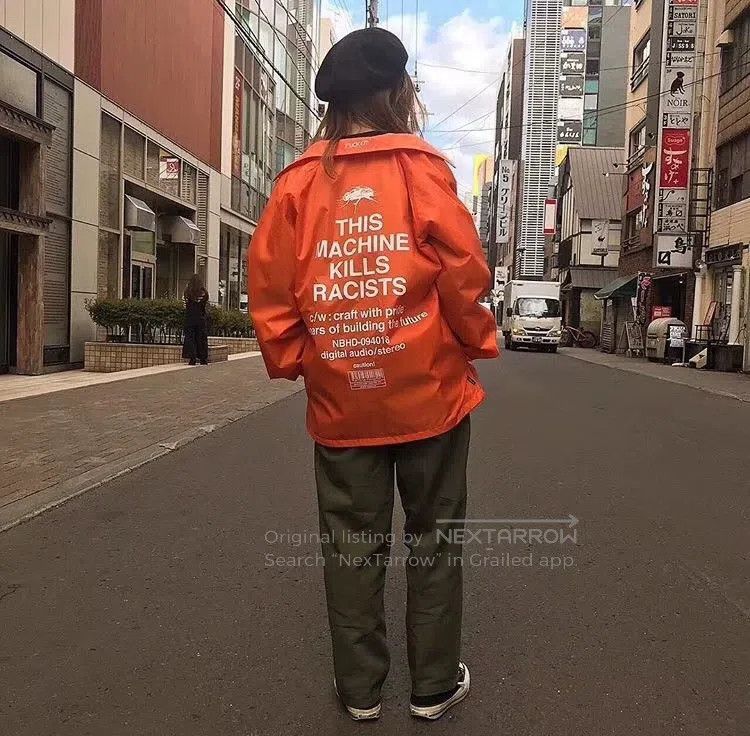 Neighborhood Neighborhood New Coach Jacket, Orange, Size M Size US M / EU 48-50 / 2 - 8 Thumbnail