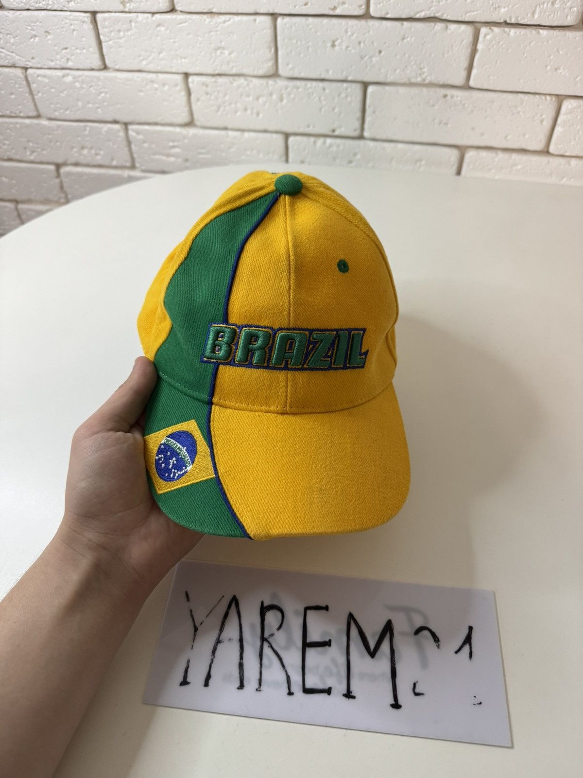 Vintage Brazil vintage cap hat Size ONE SIZE - 2 Thumbnail