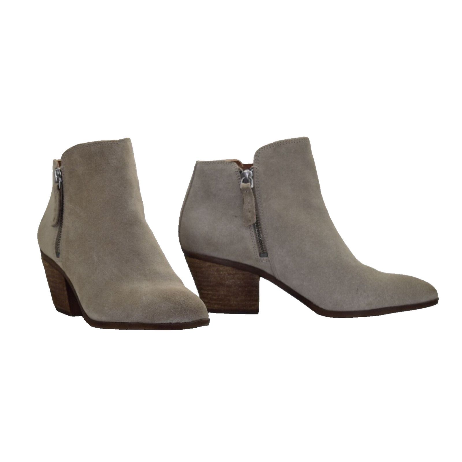 Frye FRYE Judith Ash Suede Side Zippers Ankle Bootie Shoes Sz 7M Size US 7 / IT 37 - 1 Thumbnail