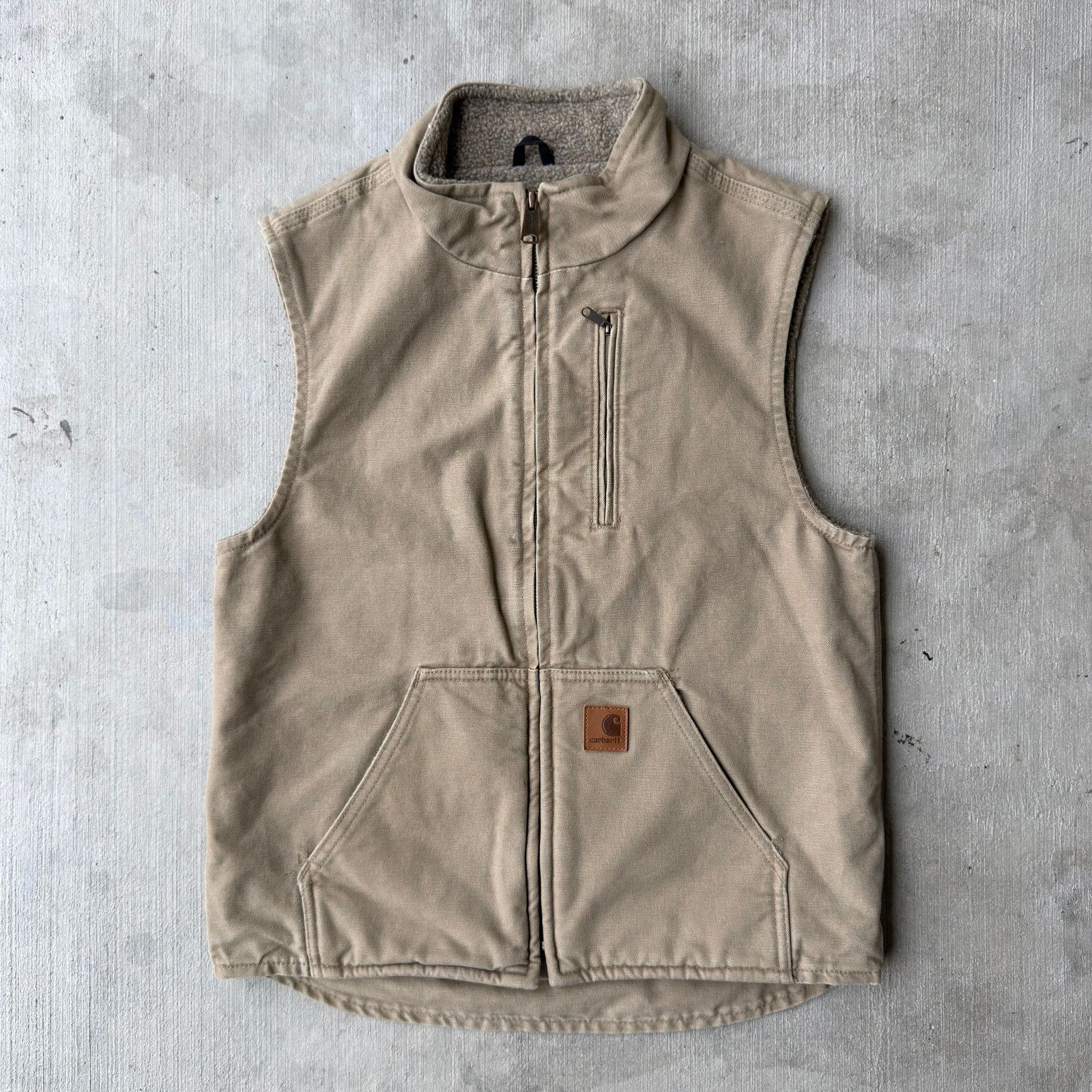 Carhartt × Vintage Carhartt V33 brown work wear vest Size US S / EU 44-46 / 1 - 1 Thumbnail
