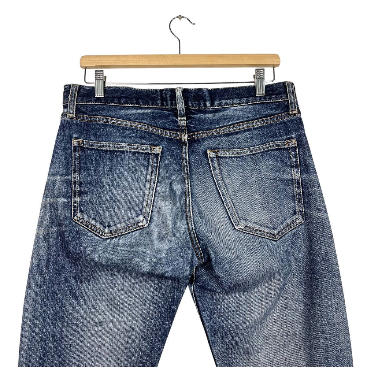 Japanese Brand Vintage Japanese Designer Selvedge Distressed Denim Jeans Size US 31 - 8 Thumbnail