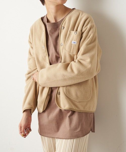 Lee Lee X Ciopanic collarless fleece jacket Size US M / EU 48-50 / 2 - 1 Thumbnail