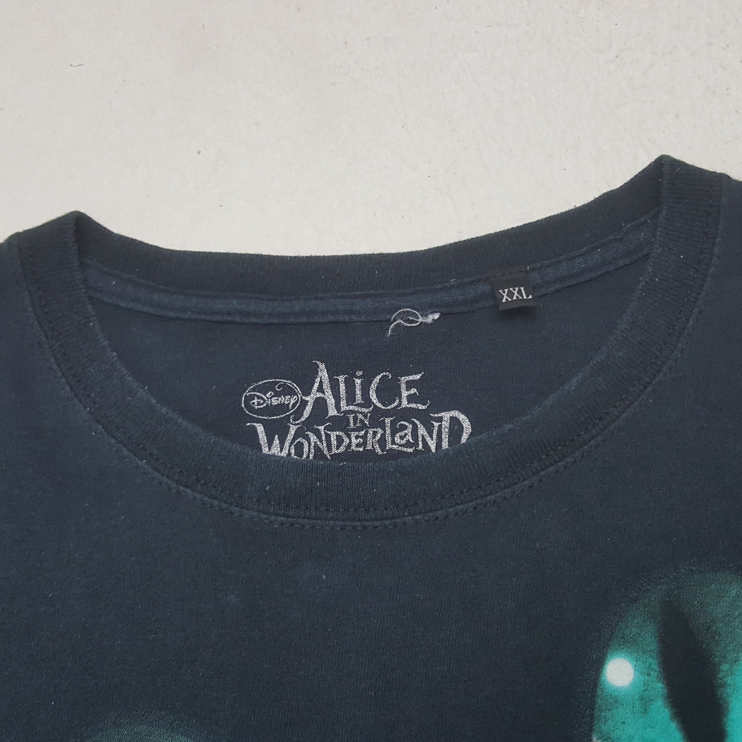 Disney Vintage Alice in Wonderland You're Mid Cartoon Tshirt RR26 Size US XXL / EU 58 / 5 - 4 Thumbnail