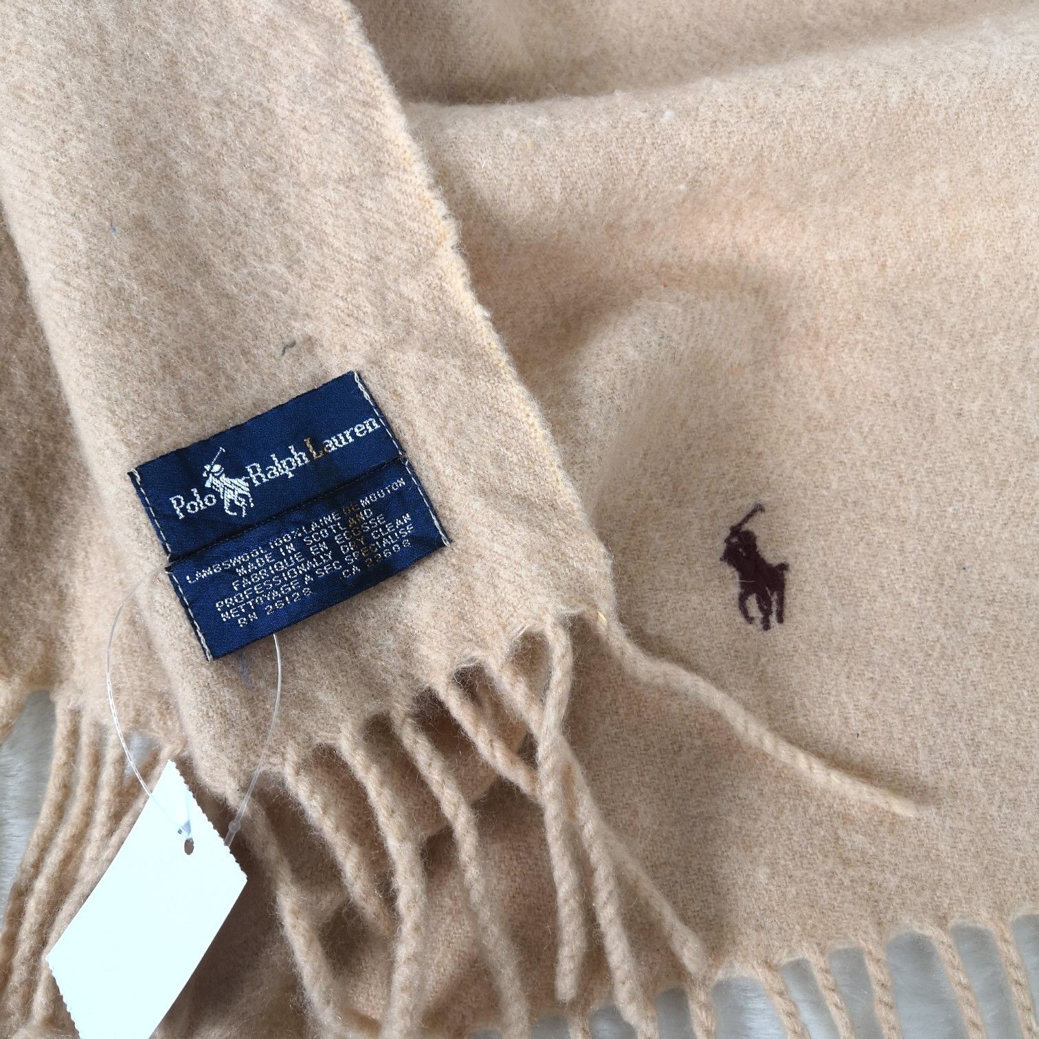 Polo Ralph Lauren Vintage Polo Ralph Lauren Scarf Wool Muffler Scarves Size ONE SIZE - 4 Thumbnail