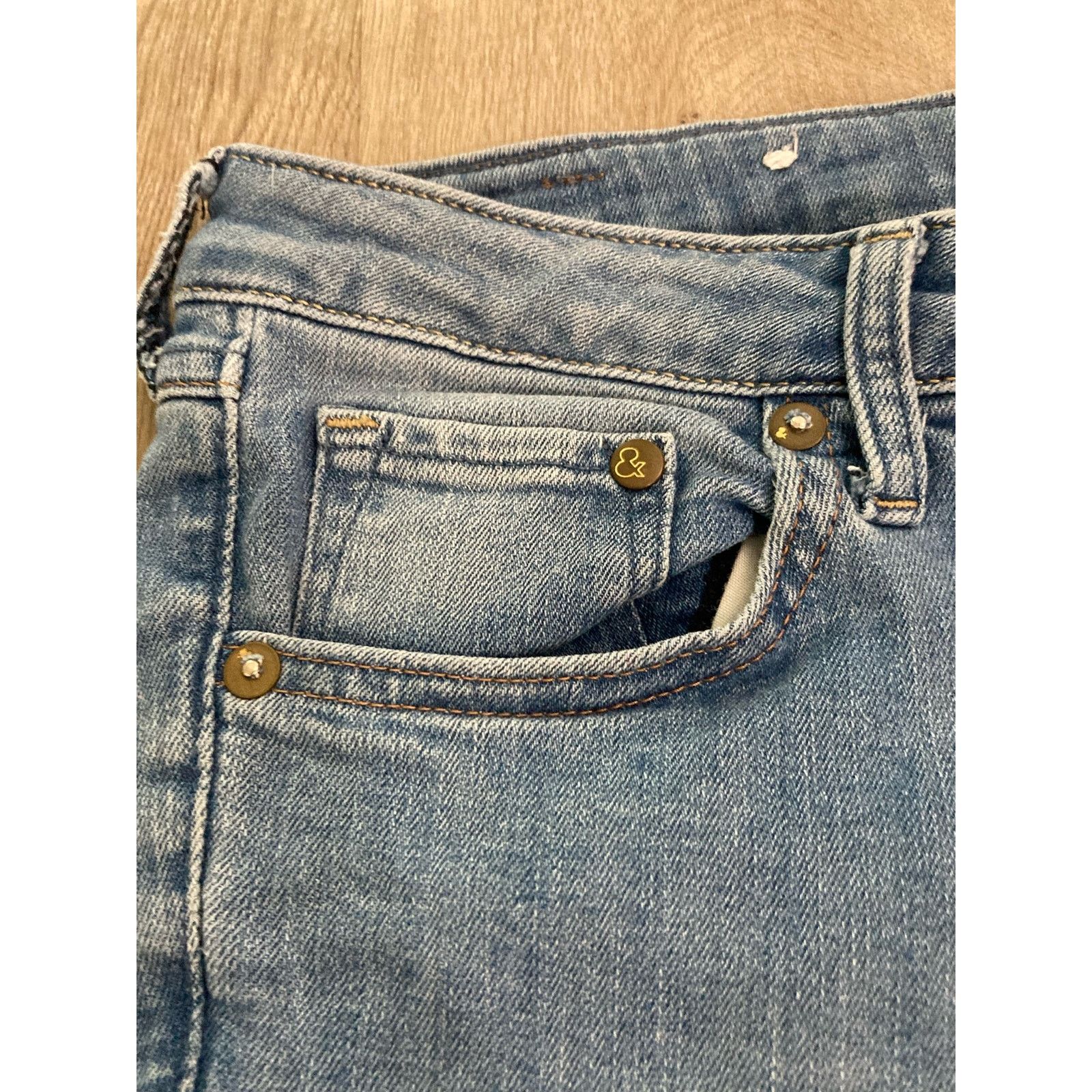 H&M H&M Women's High Waist Super Skinny Stretch Jeans Blue 28 Size 29" - 5 Thumbnail
