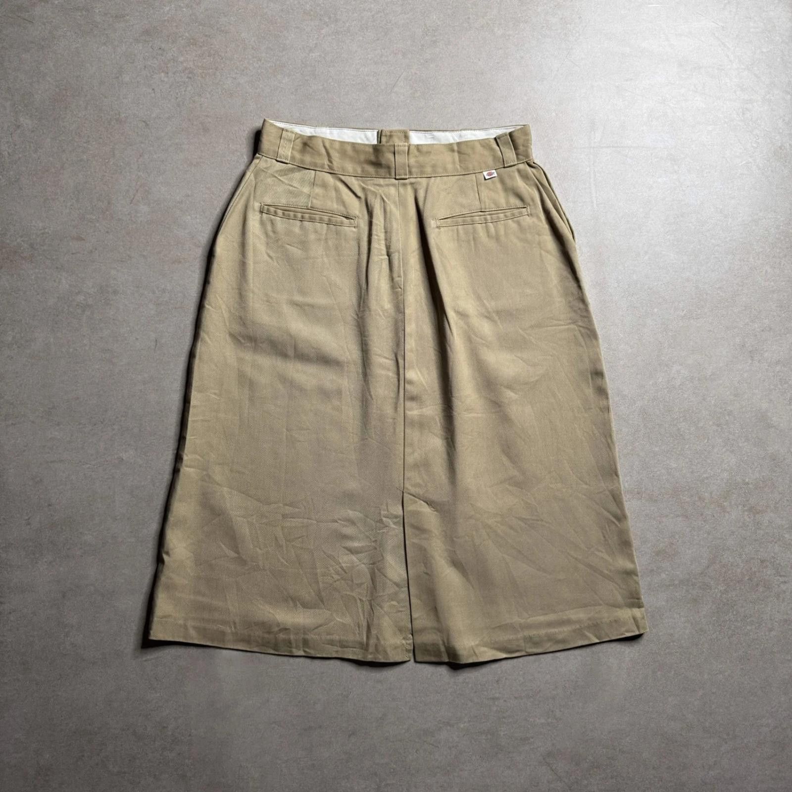 Dickies Vintage Dickies Beige Skirt - 26x27 Size 42" / US 20 - 2 Thumbnail