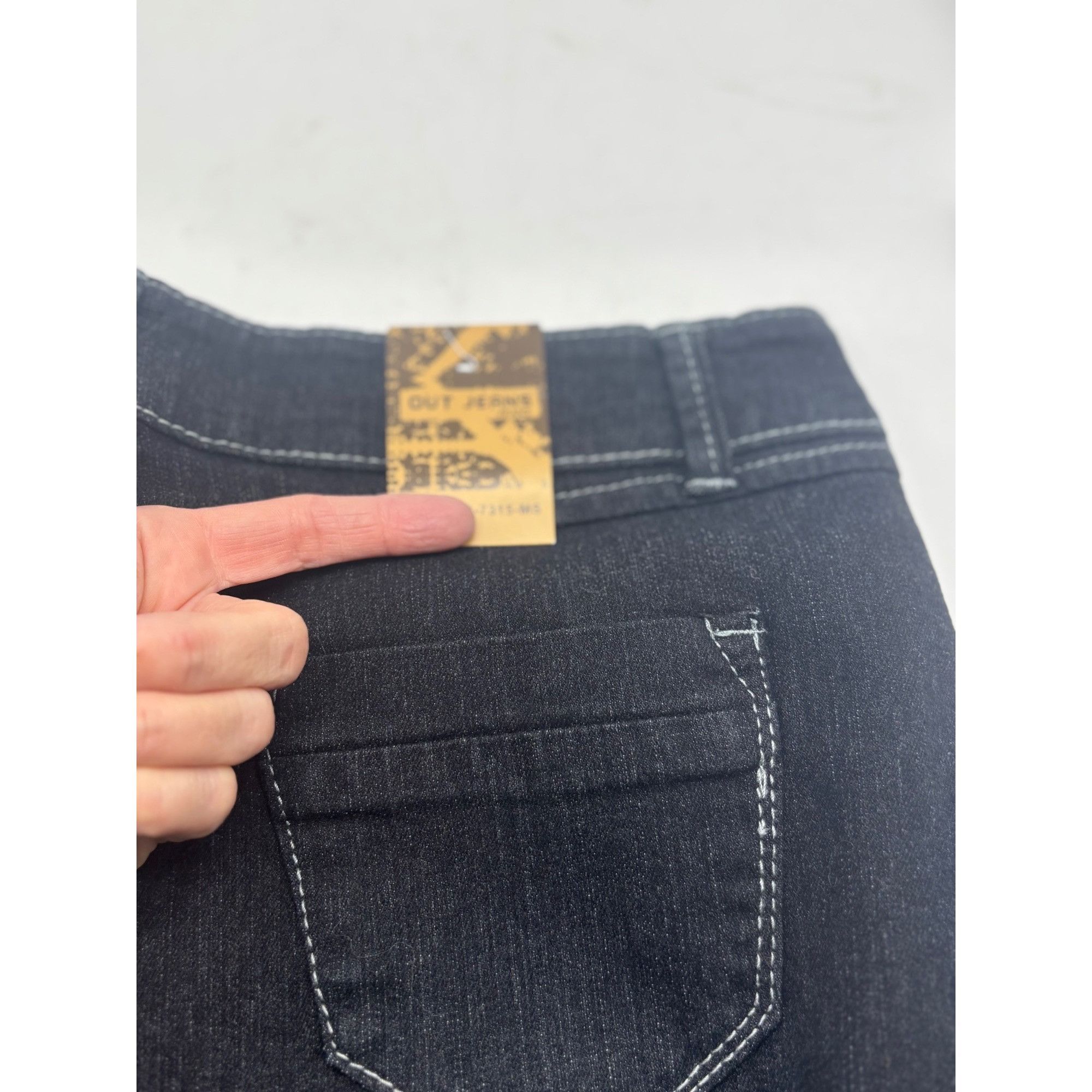 Other Out Jeans Women’s Dark Wash Stretch Skinny Jeans (Jeggings), Size 30" / US 8 / IT 44 - 15 Thumbnail