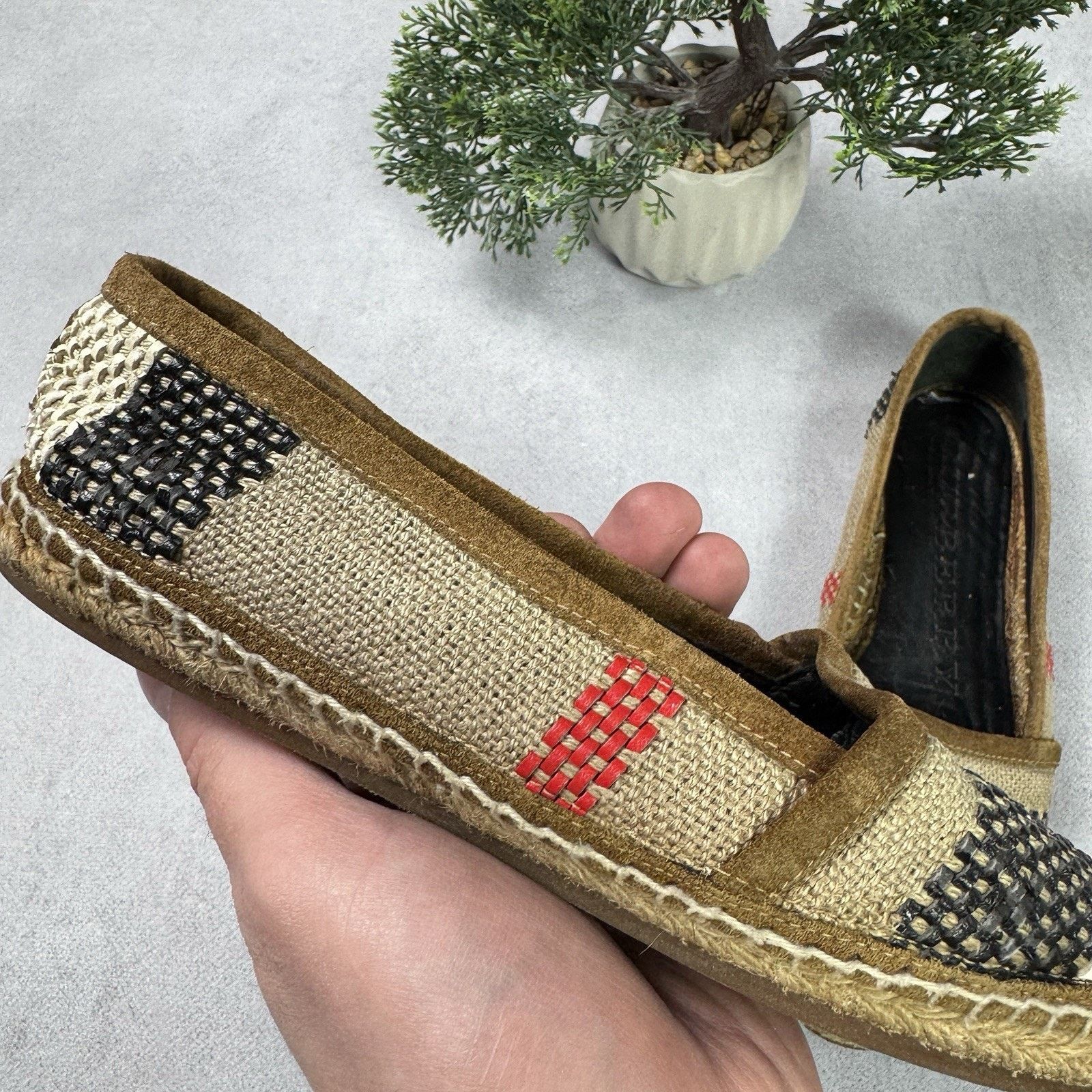 Burberry Burberry Espadrille Womens Check Size 35 US 5 Size US 5 / IT 35 - 4 Thumbnail