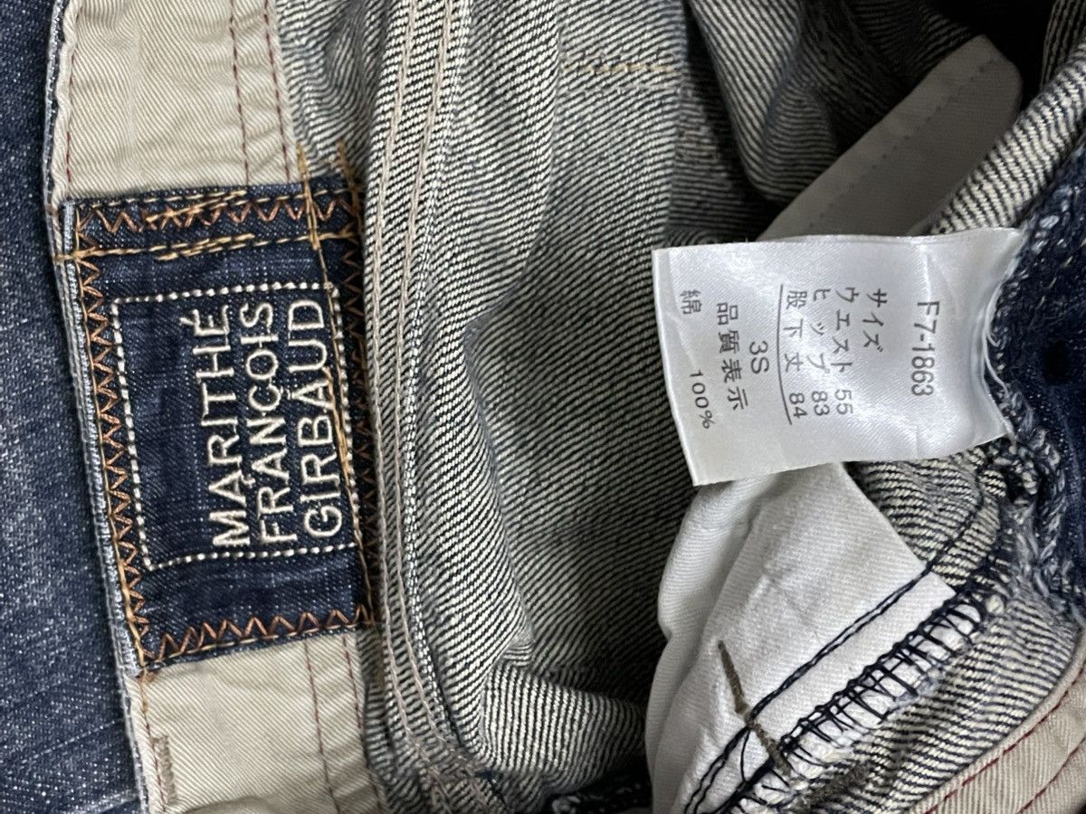 Marithe + Francois Girbaud Vintage 1990s Designer Marithe Francois Girbaud Flared Denim Size US 26 / EU 42 - 18 Thumbnail