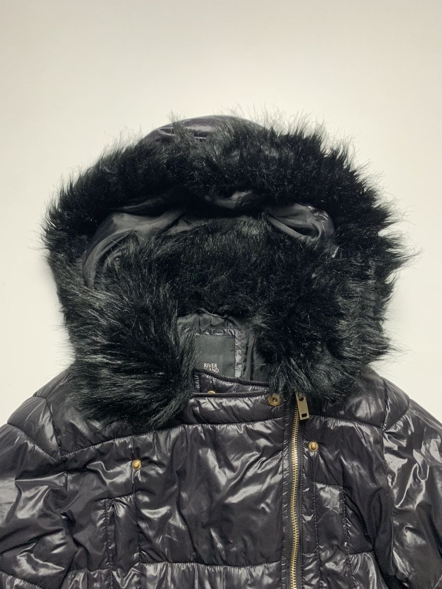 If Six Was Nine × Le Grande Bleu (L.G.B.) × Vintage AVANT GARDE CROPPED FAUX FUR PUFFER JACKET JAPANESE STYLE Size M / US 6-8 / IT 42-44 - 6 Thumbnail
