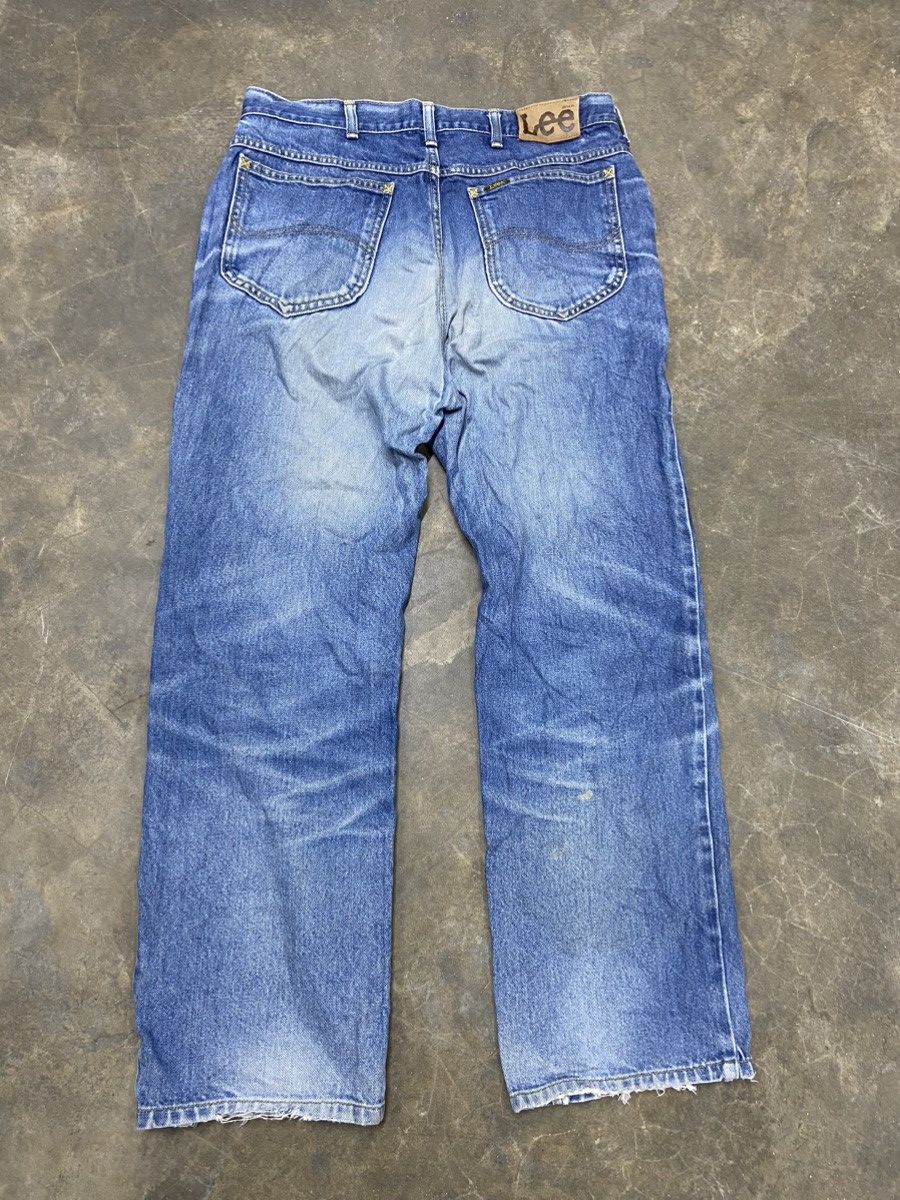 Lee 🔥 Vintage LEE jeans faded blue street fashion distressed Size US 32 / EU 48 - 6 Thumbnail
