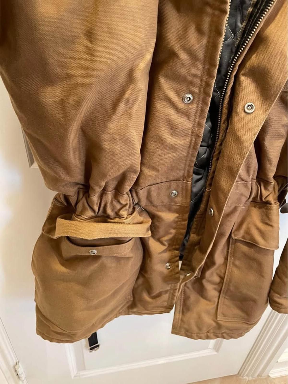 Designer Vintage Flame-Resistant Duck Canvas Barn Coat – Made in USA Size US L / EU 52-54 / 3 - 3 Thumbnail