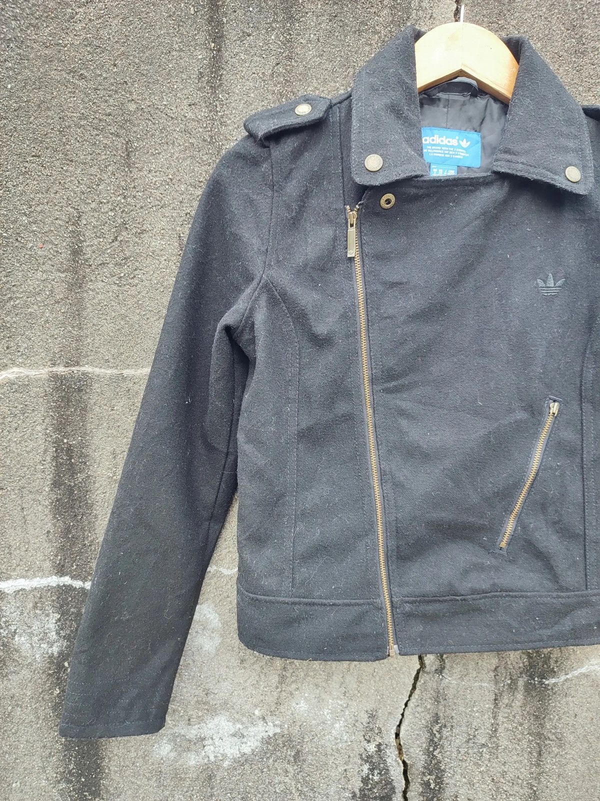 Adidas Adidas Originals Women’s Moto Jacket – Early 2010s Size XS / US 0-2 / IT 36-38 - 2 Thumbnail
