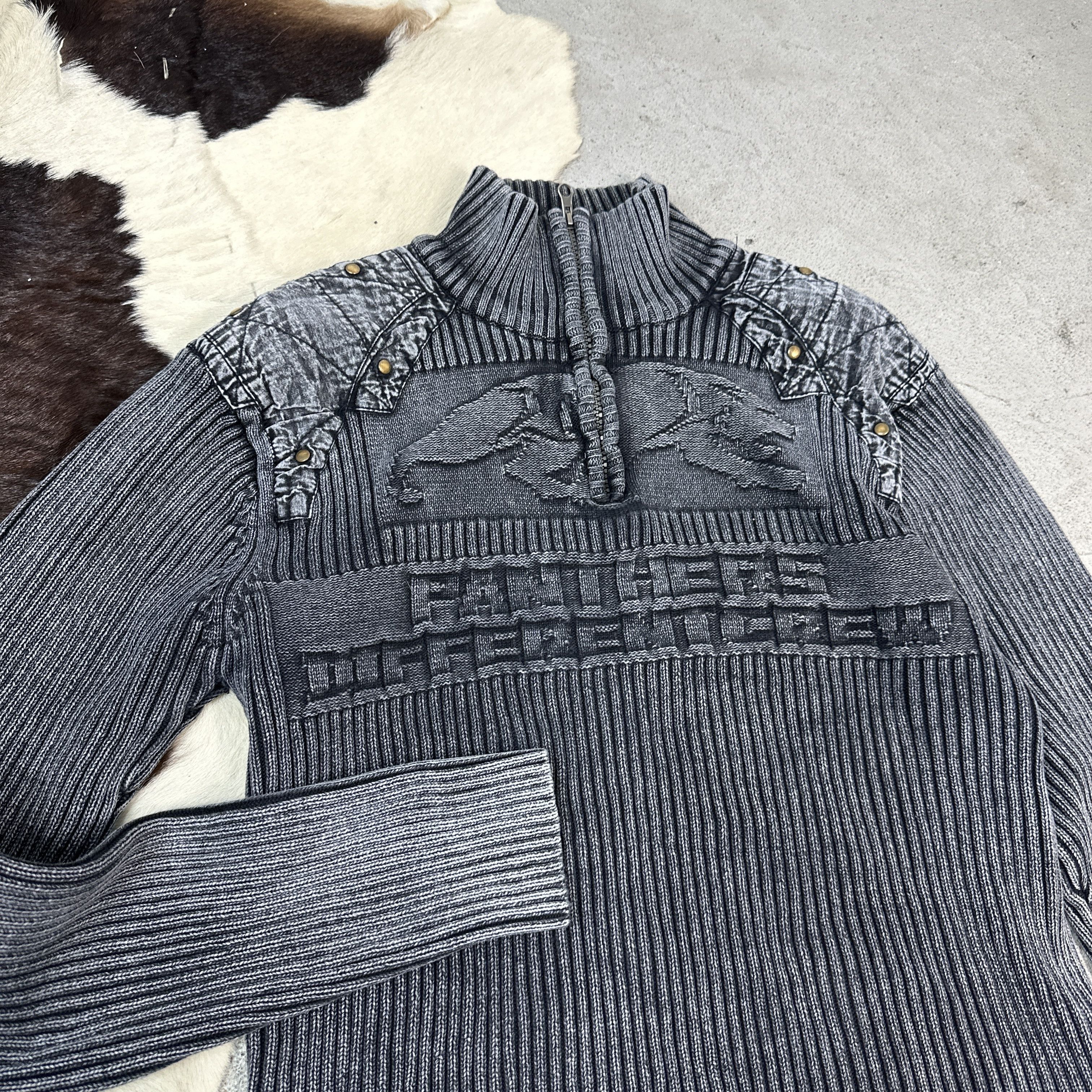 Vintage Faded Vintage Ribbed Sweater Size US M / EU 48-50 / 2 - 2 Thumbnail