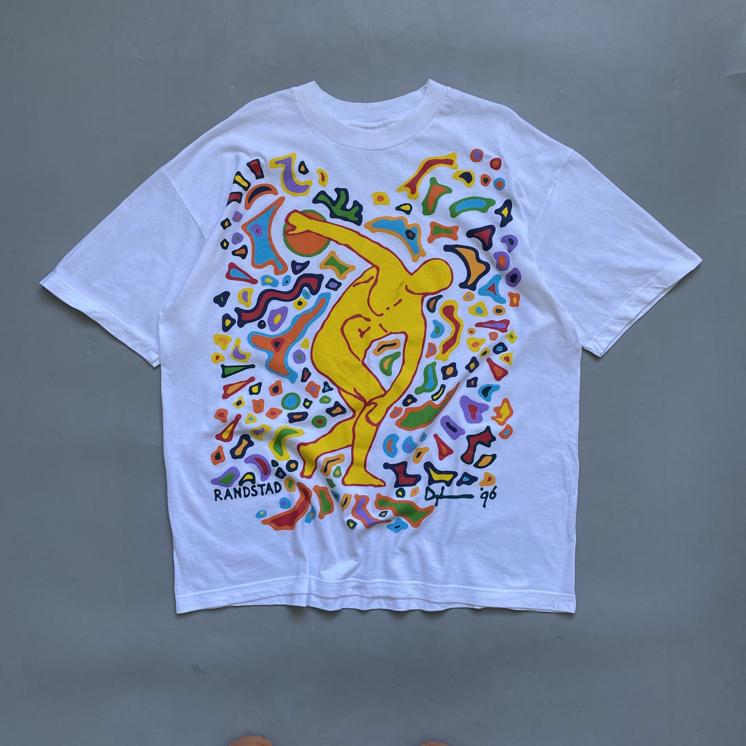 USA Olympics 🏅Vintage USA Olympics 1996 Randstad tee ART print Size US XL / EU 56 / 4 - 1 Thumbnail