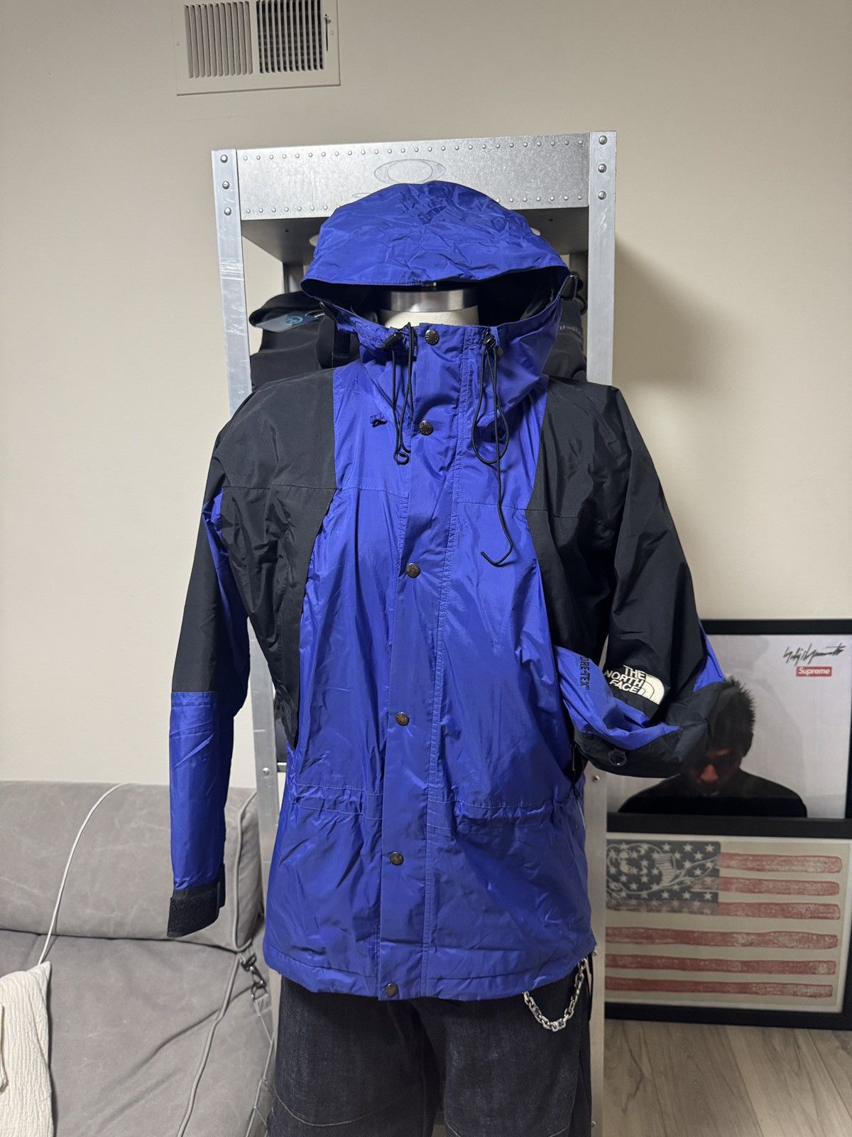 The North Face Vintage TNF The North Face Mountain Light Jacket Aztec Blue Size US M / EU 48-50 / 2 - 1 Thumbnail