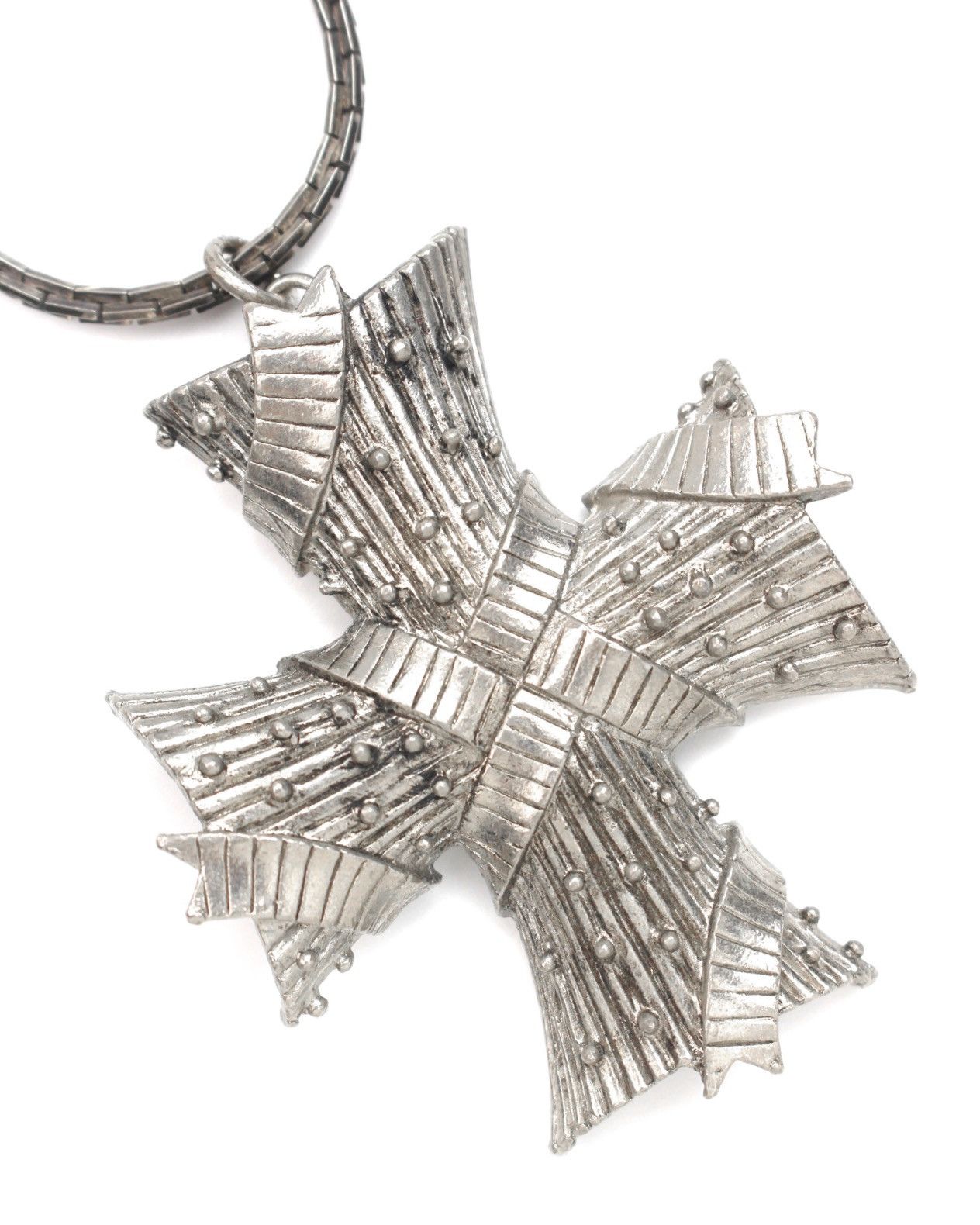 If Six Was Nine 1990S HOLLYWOOD RIBBON CROSS PENDANT NECKLACE Size ONE SIZE - 3 Thumbnail