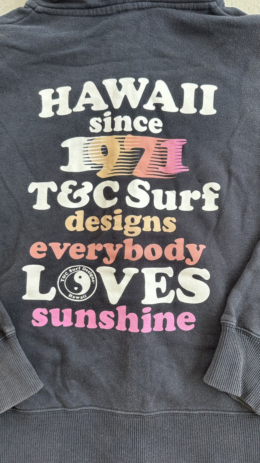 Vintage T&C SURF DESIGN HOODIE Size US M / EU 48-50 / 2 - 2 Thumbnail