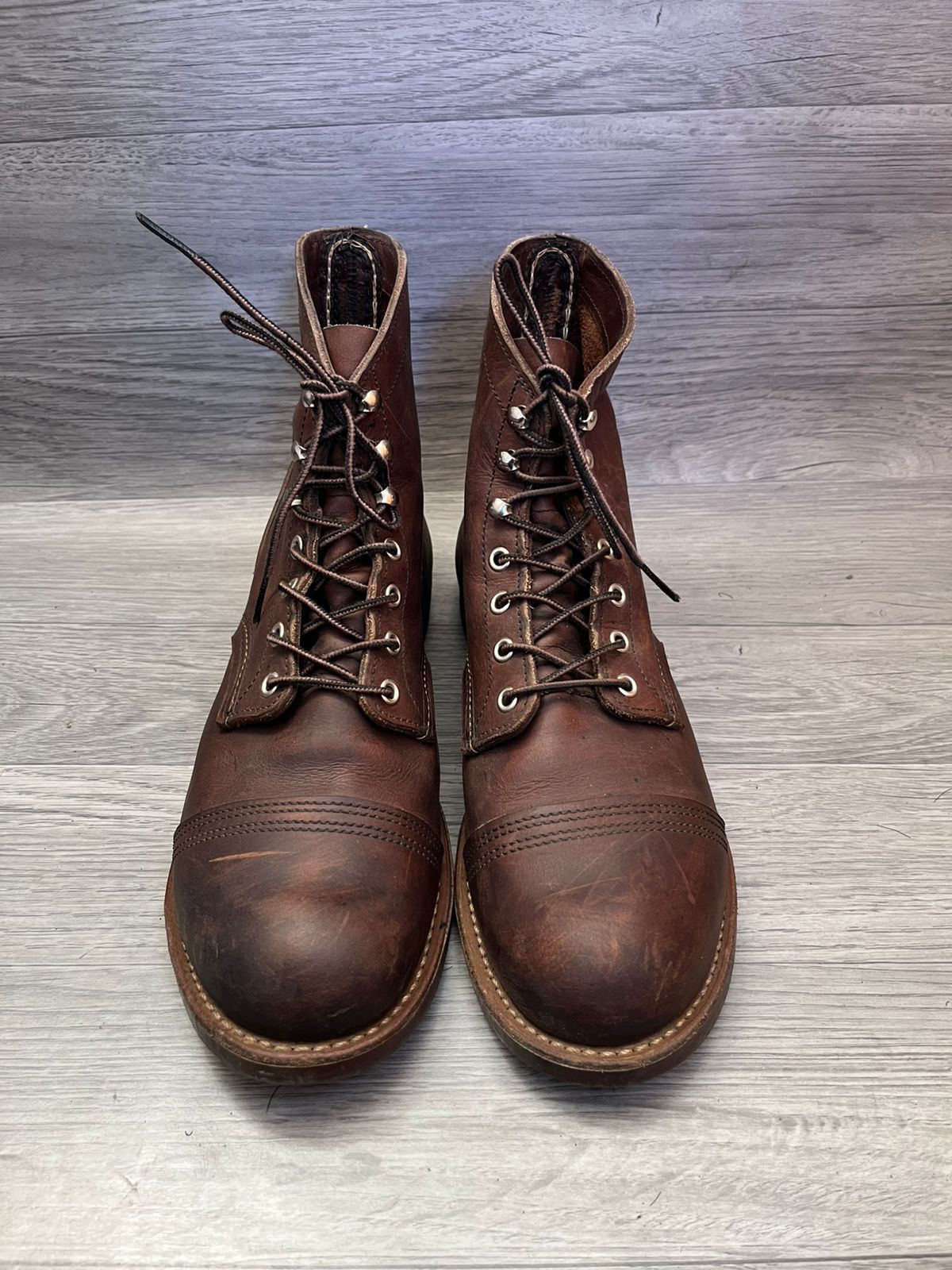 Red Wing Red Wing Brown Iron Ranger Boots Sz 43 Size US 9.5 / EU 42-43 - 2 Thumbnail