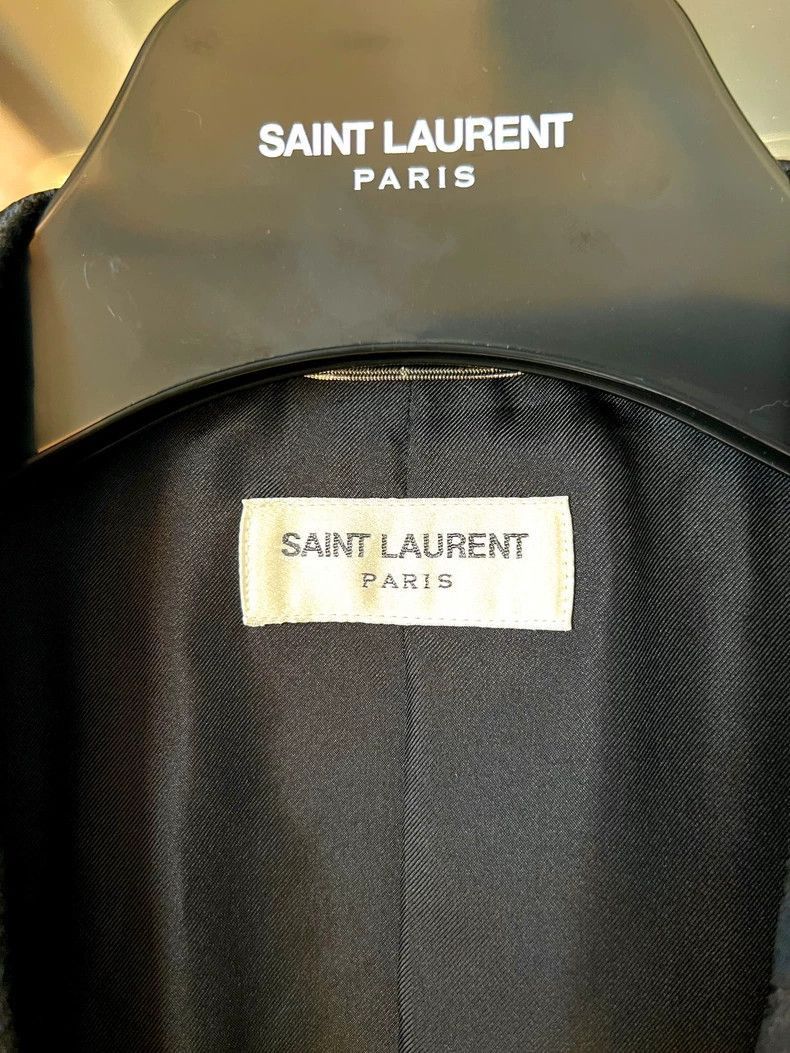 Saint Laurent Paris Saint Laurent Paris Gun collar silk jacket-2506 Size US S / EU 44-46 / 1 - 3 Thumbnail