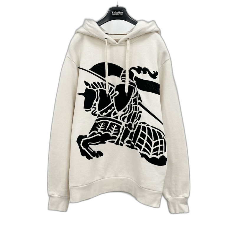 トップス BURBERRY knit hoodie archive Burberry Check Cotton Jacquard Hoodie Archive Beige | ONU