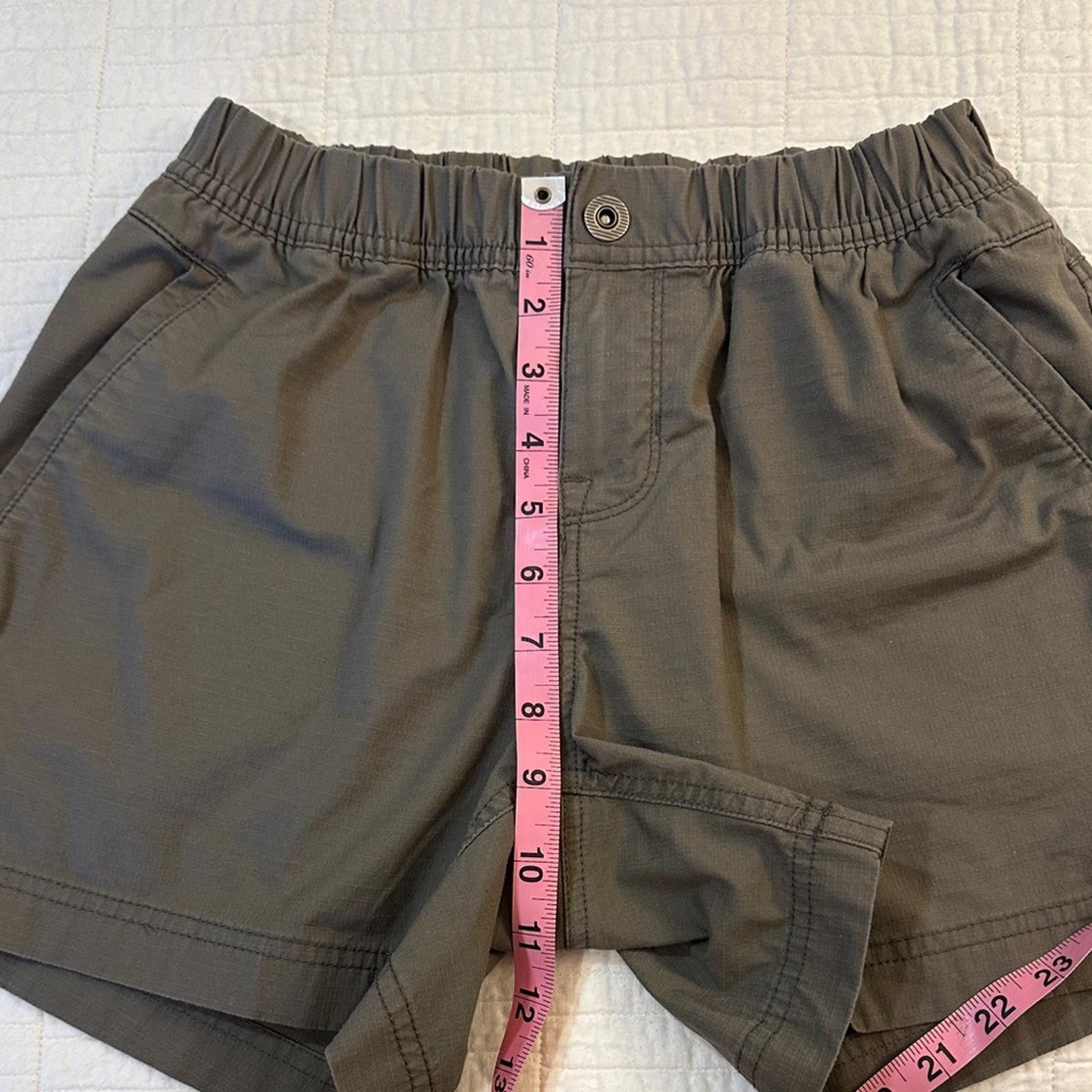 Prana Prana Sz 2 Organic Cotton Shorts Elastic Waist Gorpcore EUC Size 26" / US 2 / IT 38 - 7 Thumbnail