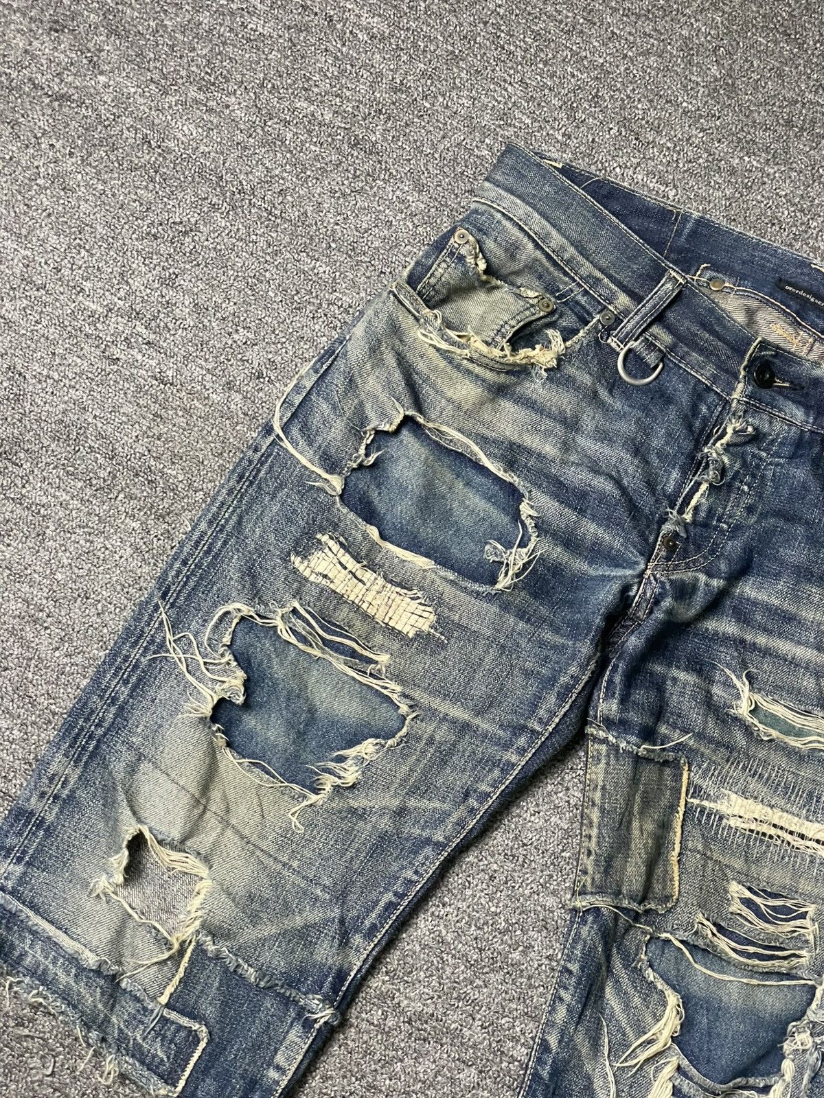 OverDesignCreation Style Ripped Short Jeans (106)