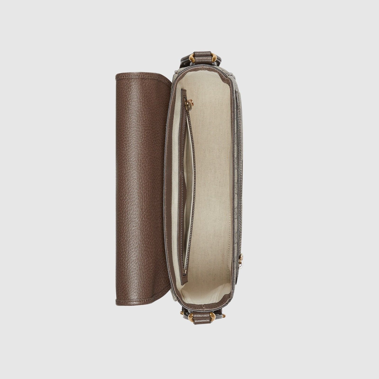 Gucci GUCCI Ophidia Medium Beige/Ebony GG Canvas Messenger Size ONE SIZE - 6 Thumbnail