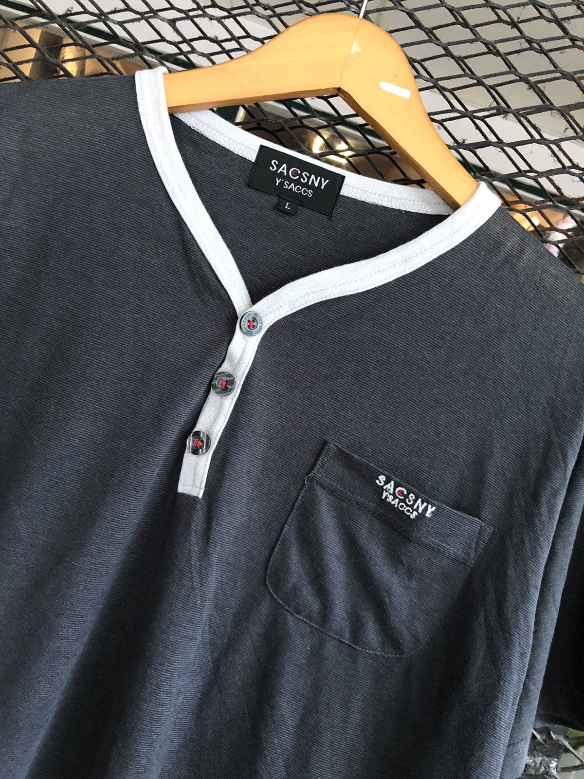 Japanese Brand × Yohji Yamamoto SACSNY Y’SACCS BY YOHJI YAMAMOTO SHIRT Size US L / EU 52-54 / 3 - 3 Thumbnail