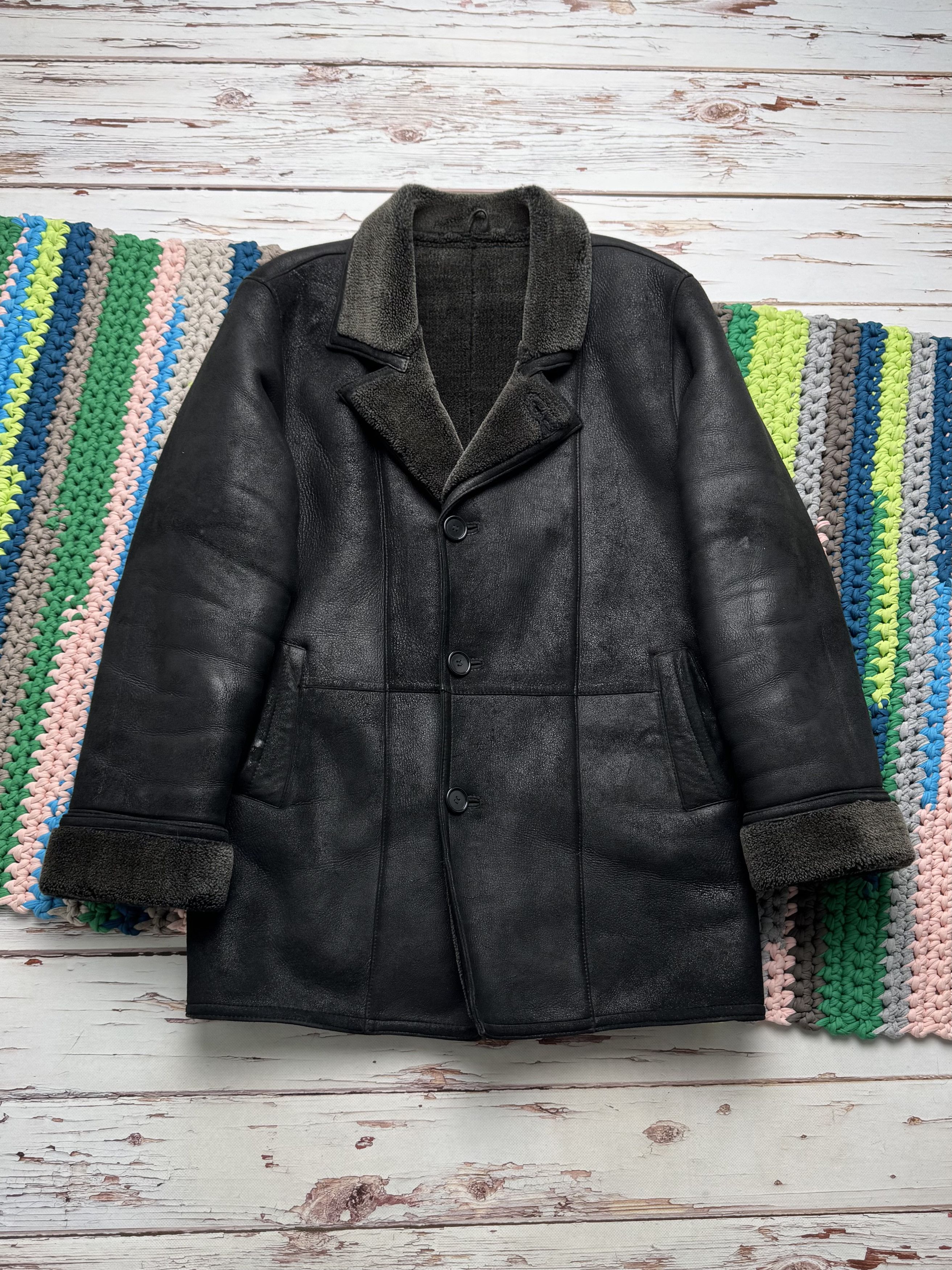 Vintage Vintage Real Sheepskin Coat (D10)(D15) Size US XL / EU 56 / 4 - 5 Thumbnail