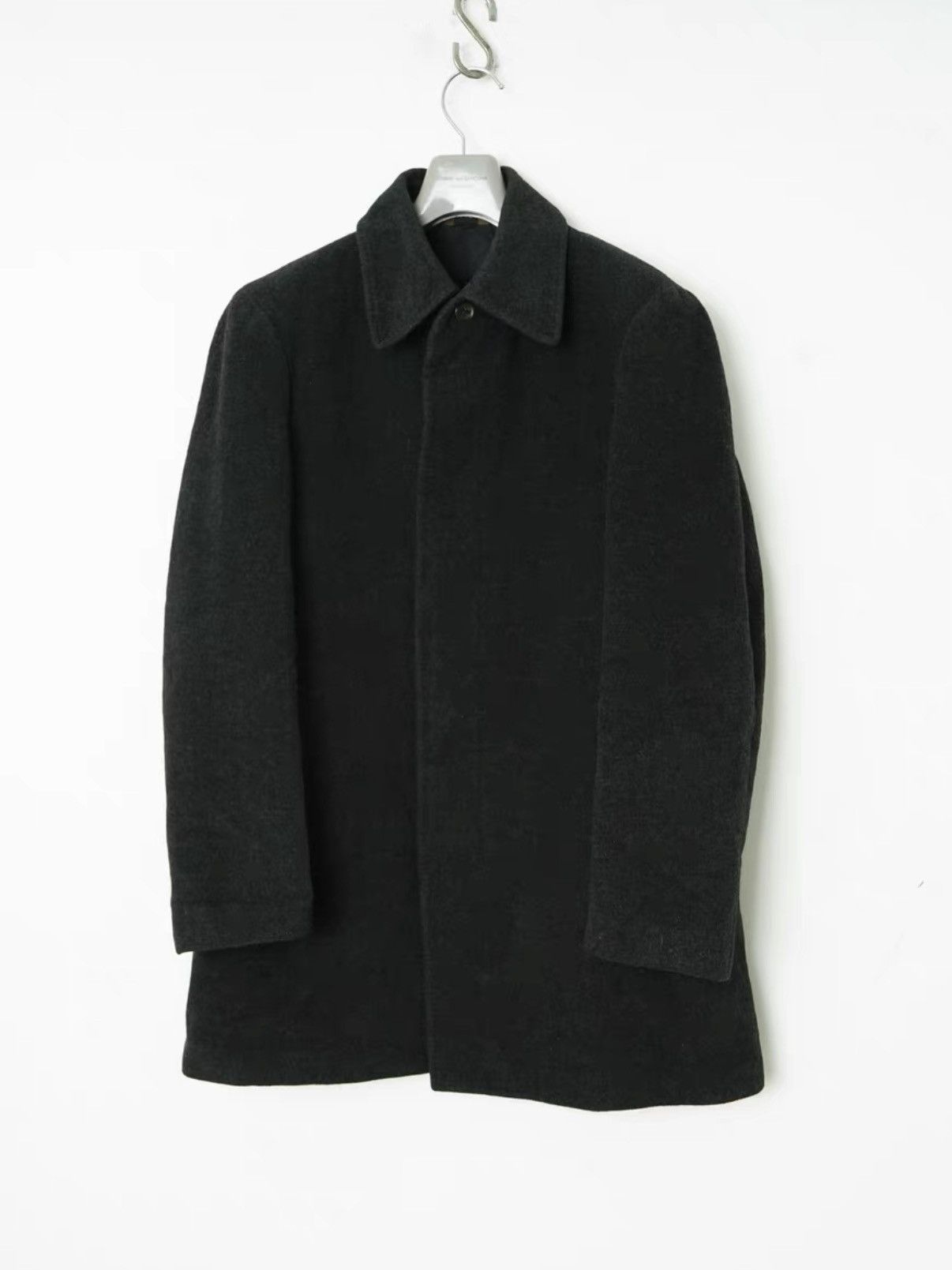 Yohji Yamamoto Yohji Yamamoto A.A.R Mid-Length Wool Hidden Button Coat Size US M / EU 48-50 / 2 - 1 Thumbnail